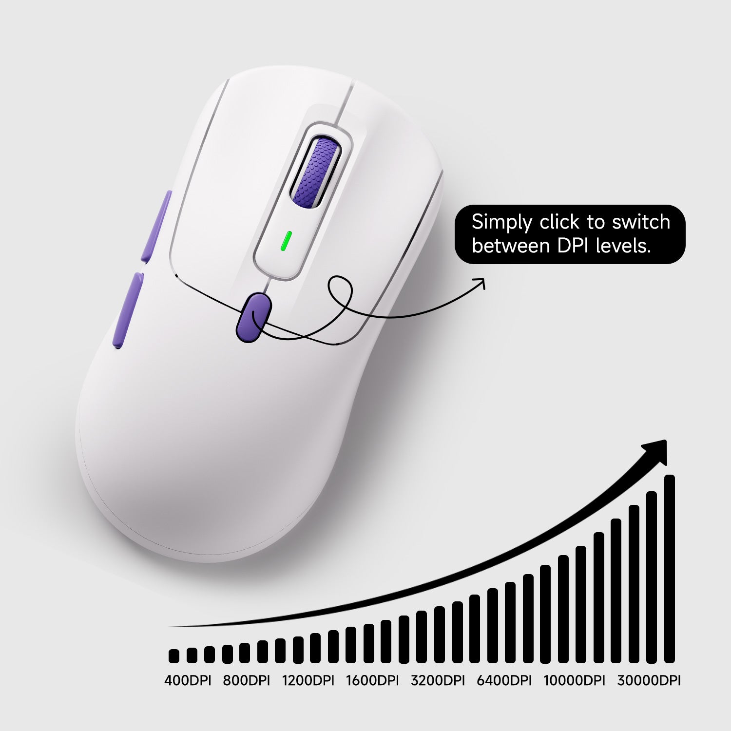 Pulse 01 Gaming Mouse 8 Adjustable DPI Levels