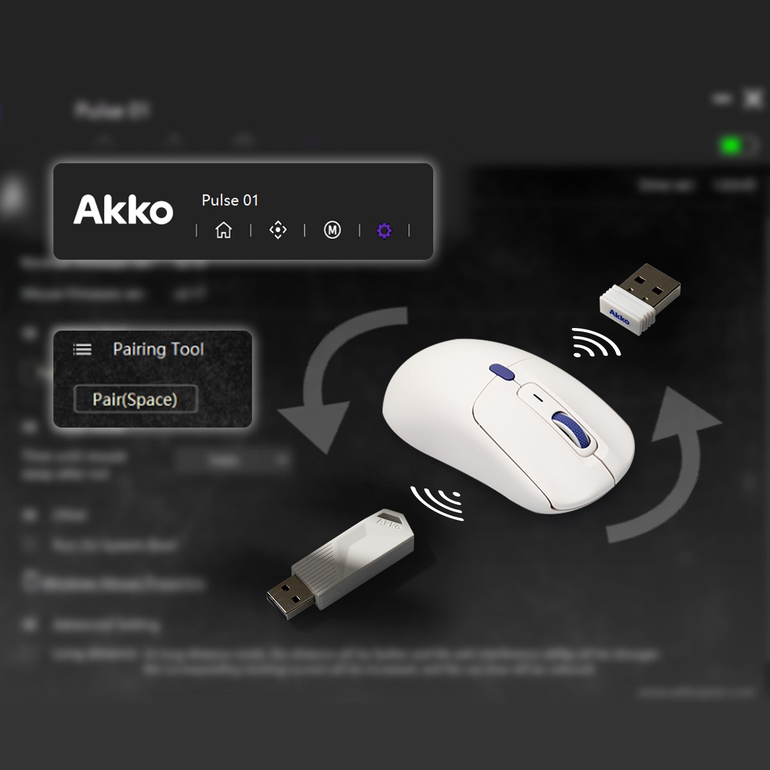 Akko Pulse 01 Compatible with Driver