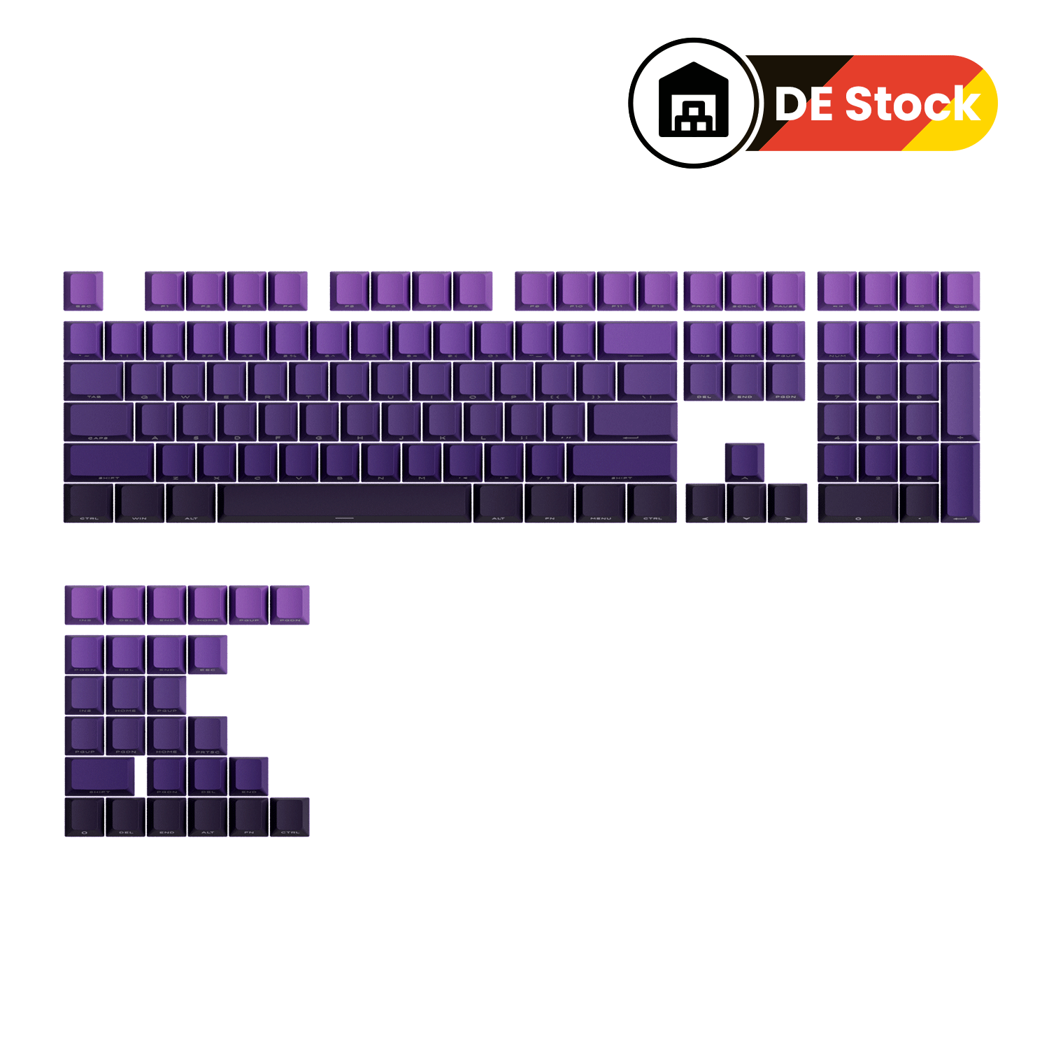 Purple Gradient Keycap Set (135-Key)