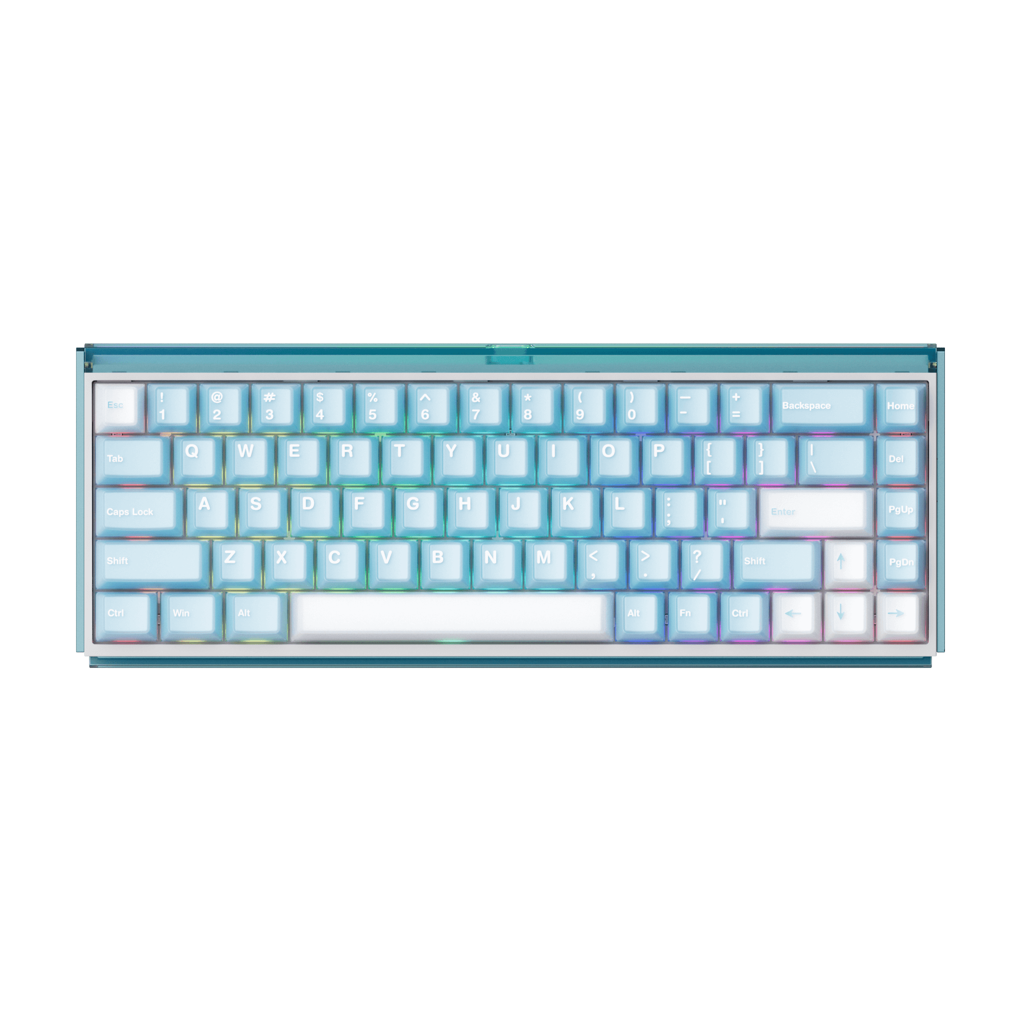 Akko Ray68 HE Magnetic Keyboard Misty Blue