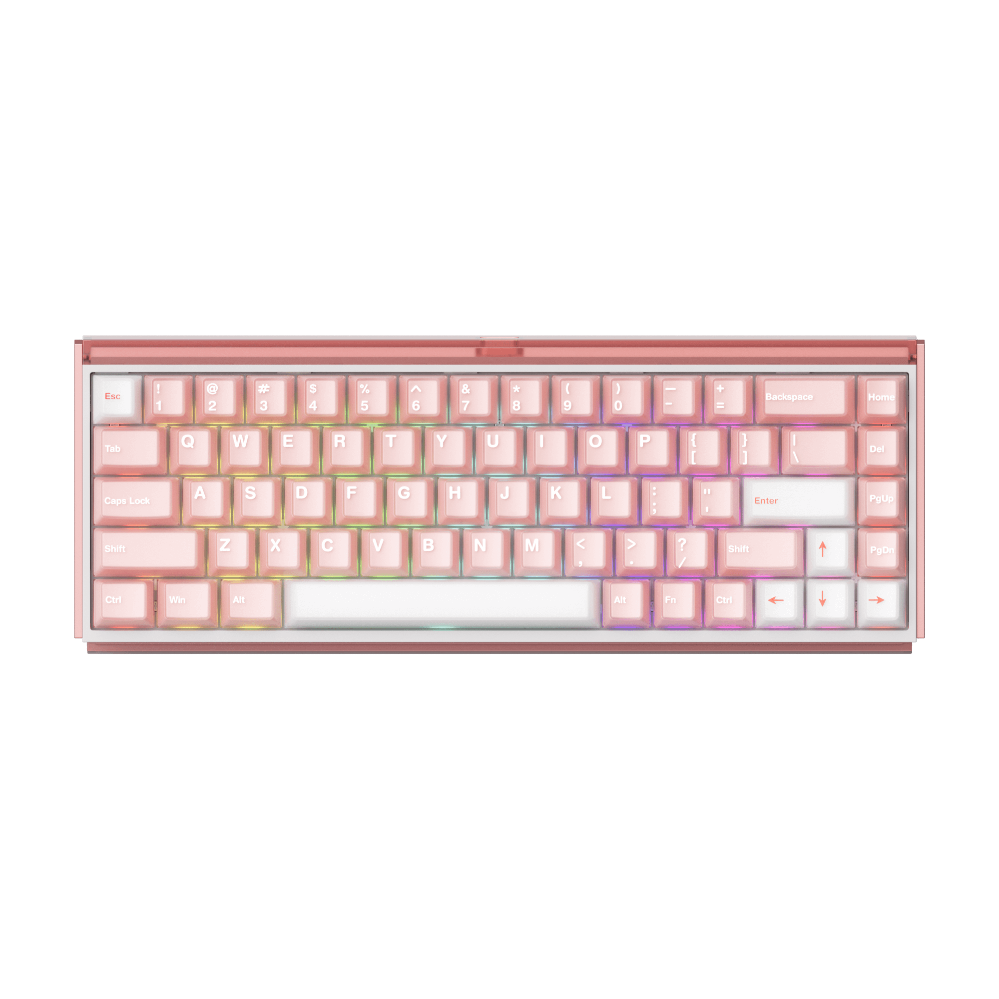 Akko Ray68 HE Magnetic Keyboard Misty Pink
