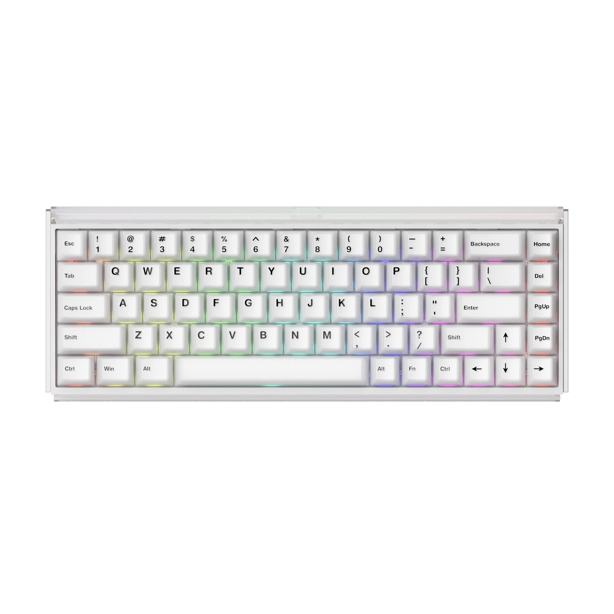 Akko Ray68 HE Magnetic Keyboard Misty White