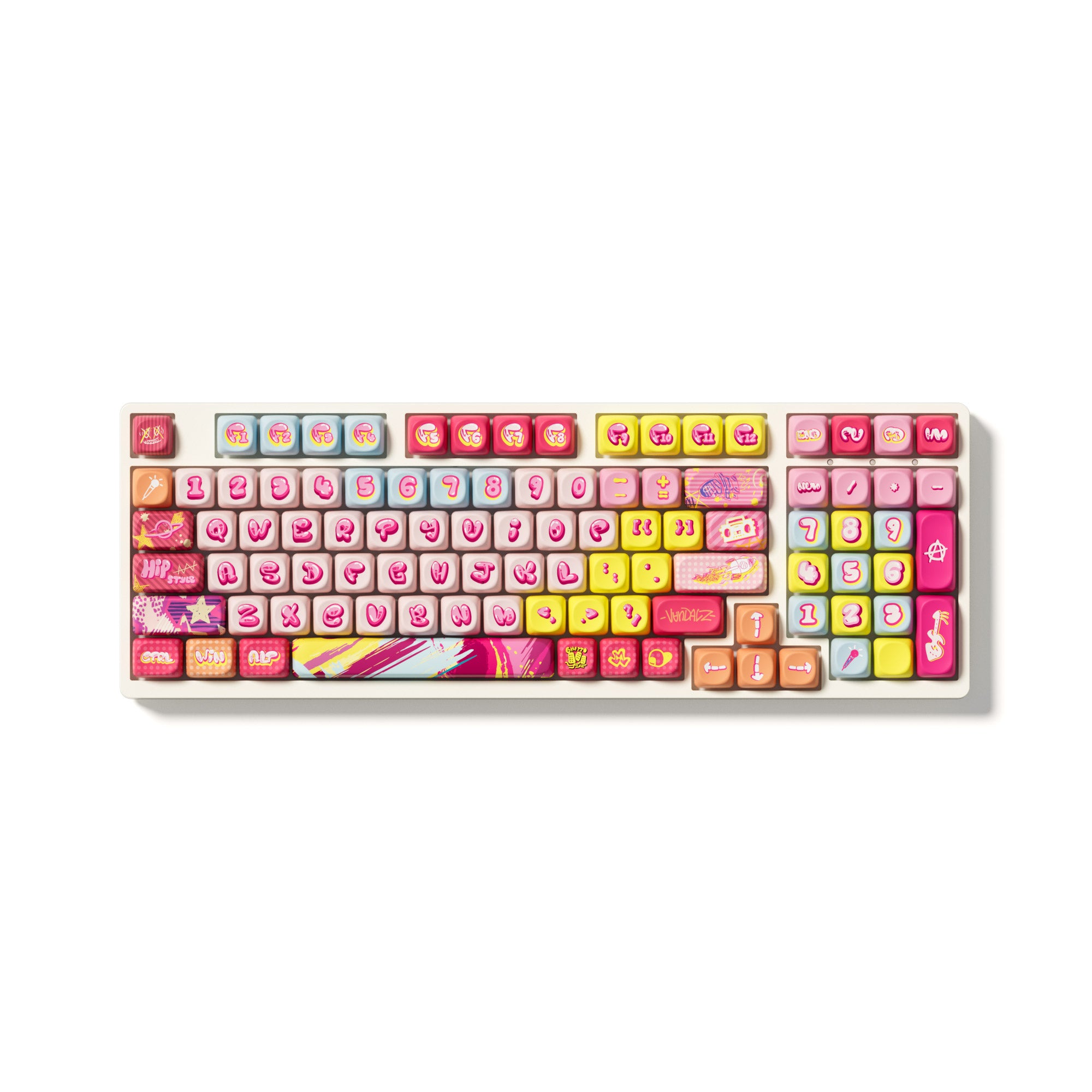 Rainbow Candy Keycap Set (140-key)