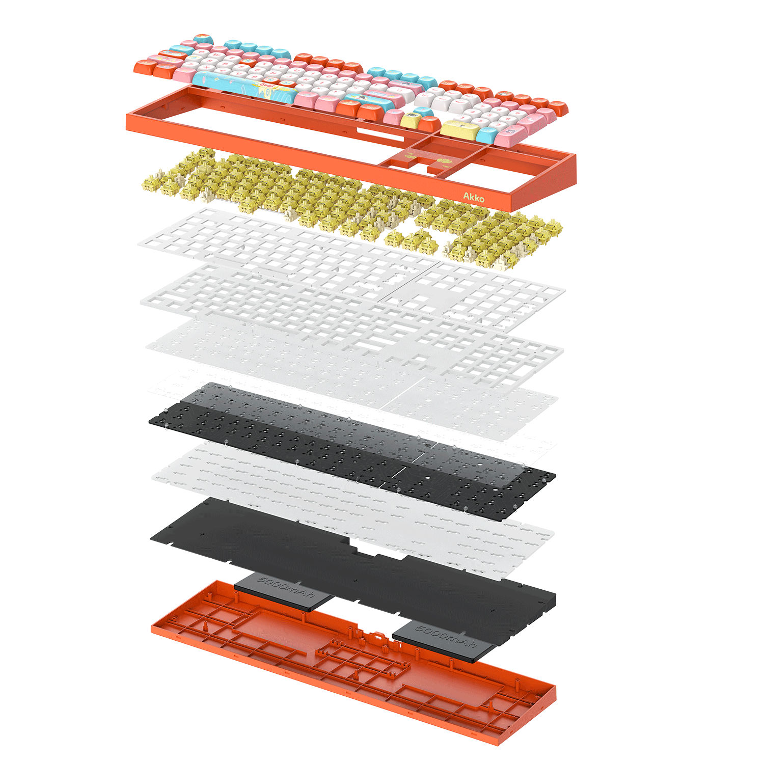 Akko Ranma ½ 5108 V5 Mechanical Keyboard Structure