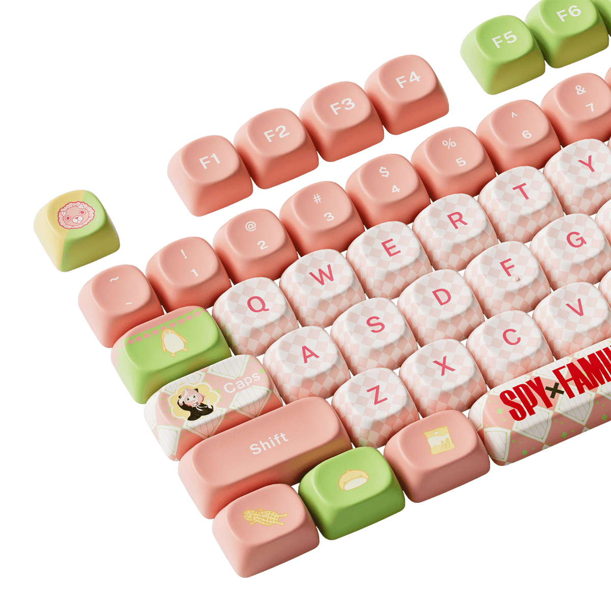Akko Spy × Family Keycap Left Key Details
