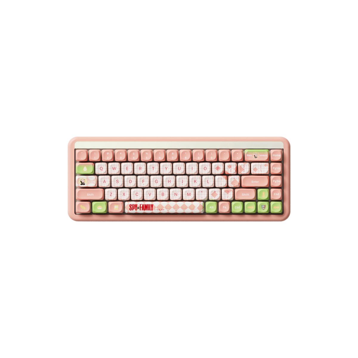 Akko Spy × Family Keycap Set Install on the 65% Keyboard