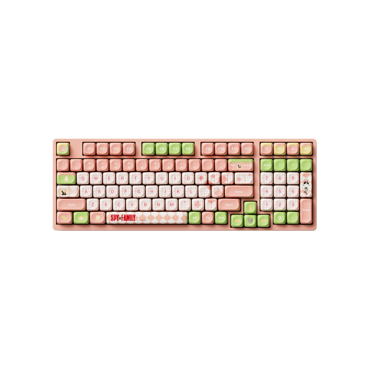 Akko Spy × Family Keycap Set Install on the 1800 Compact Keyboard