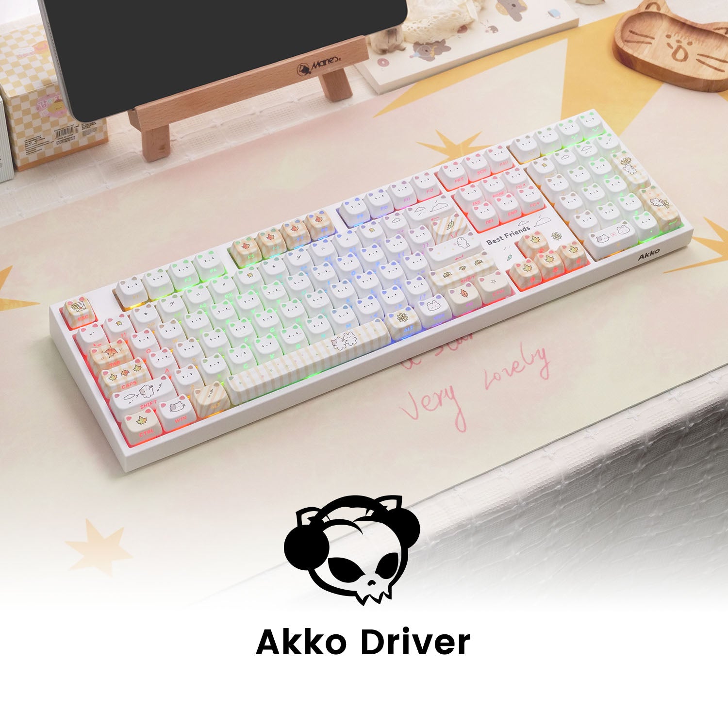 Akko Shiny Kitten 5108 V5 Pink Mechanical Keyboard Driver