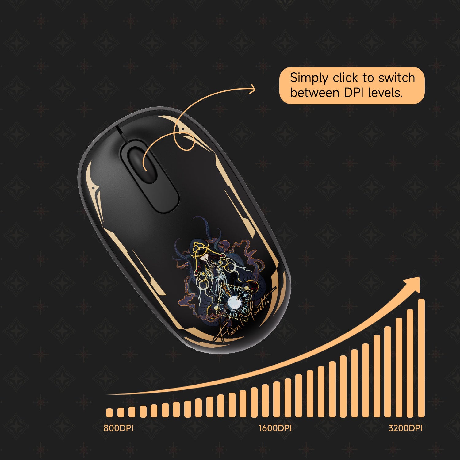 Akko Smart1 Mouse Lord of the Mysteries DPI