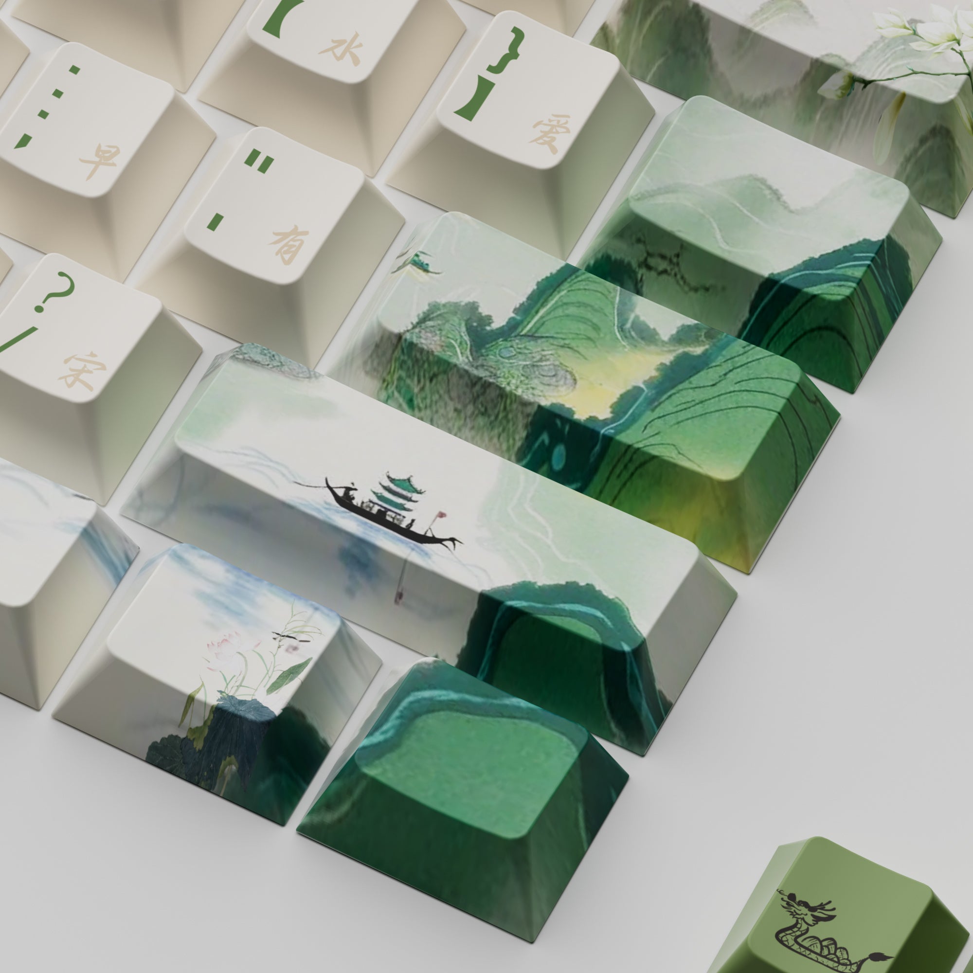 Summer Serenity Keycap Set (140-key)