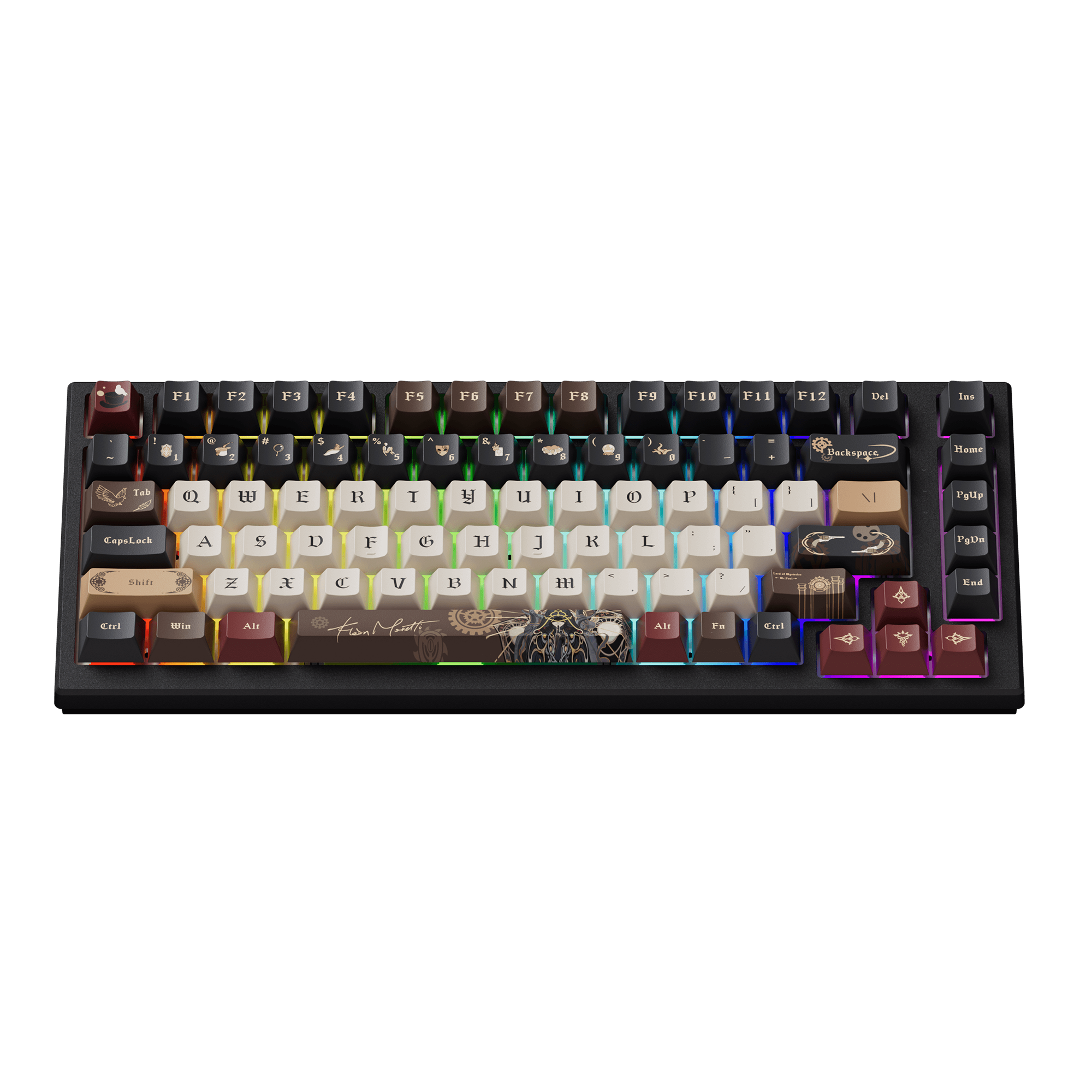 Akko TAC75 HE Shine Through Lord of Mysteries RGB Details