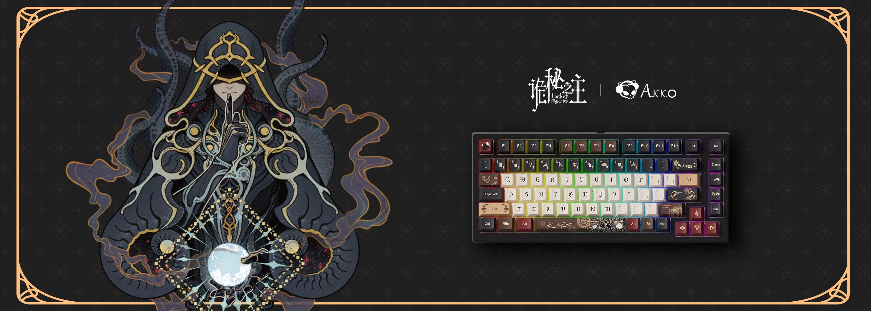 Akko TAC75 HE Lord of Mysteries Magnetic Keyboard RT Stabilizer
