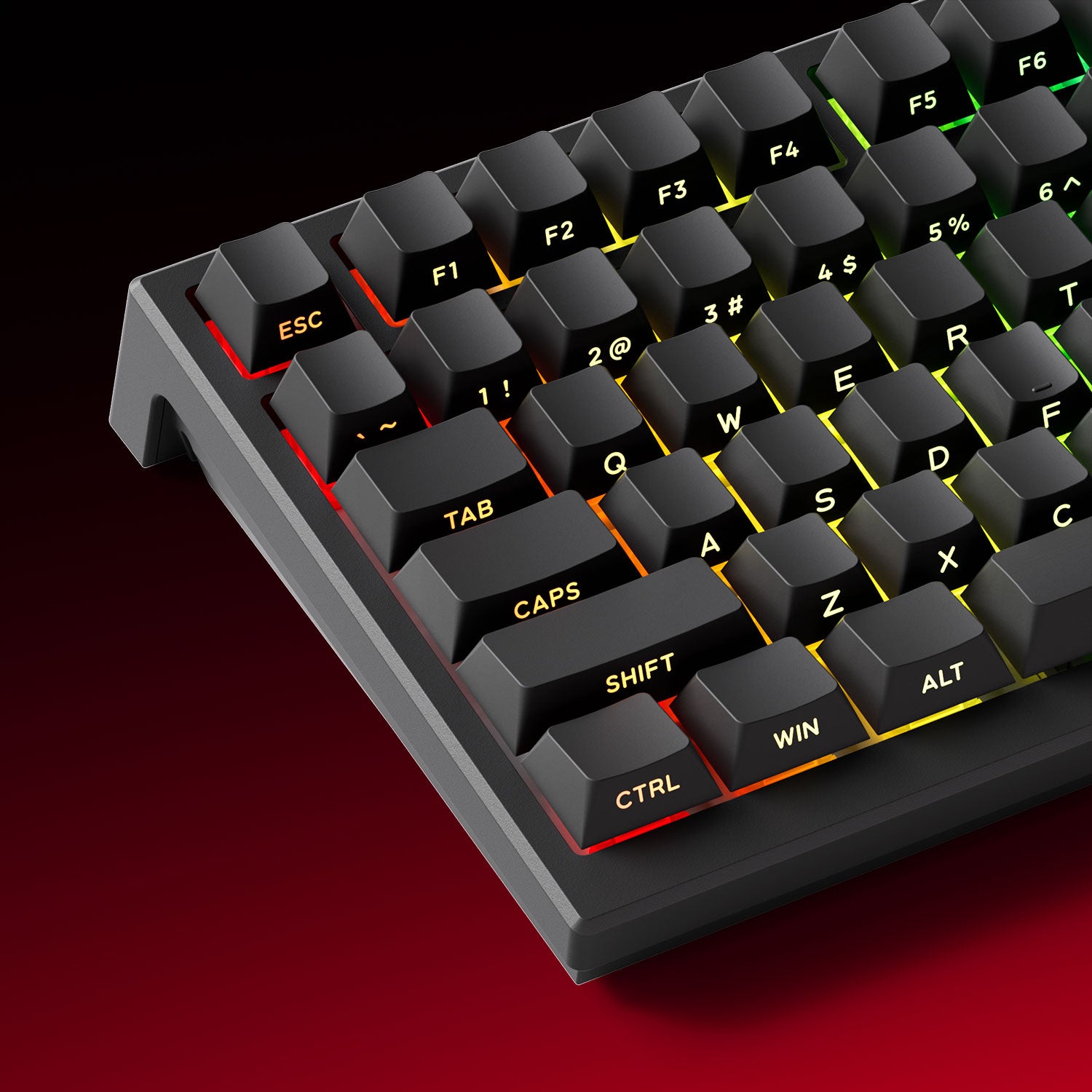 Akko TAC75 Shine Through Black PBT keycaps