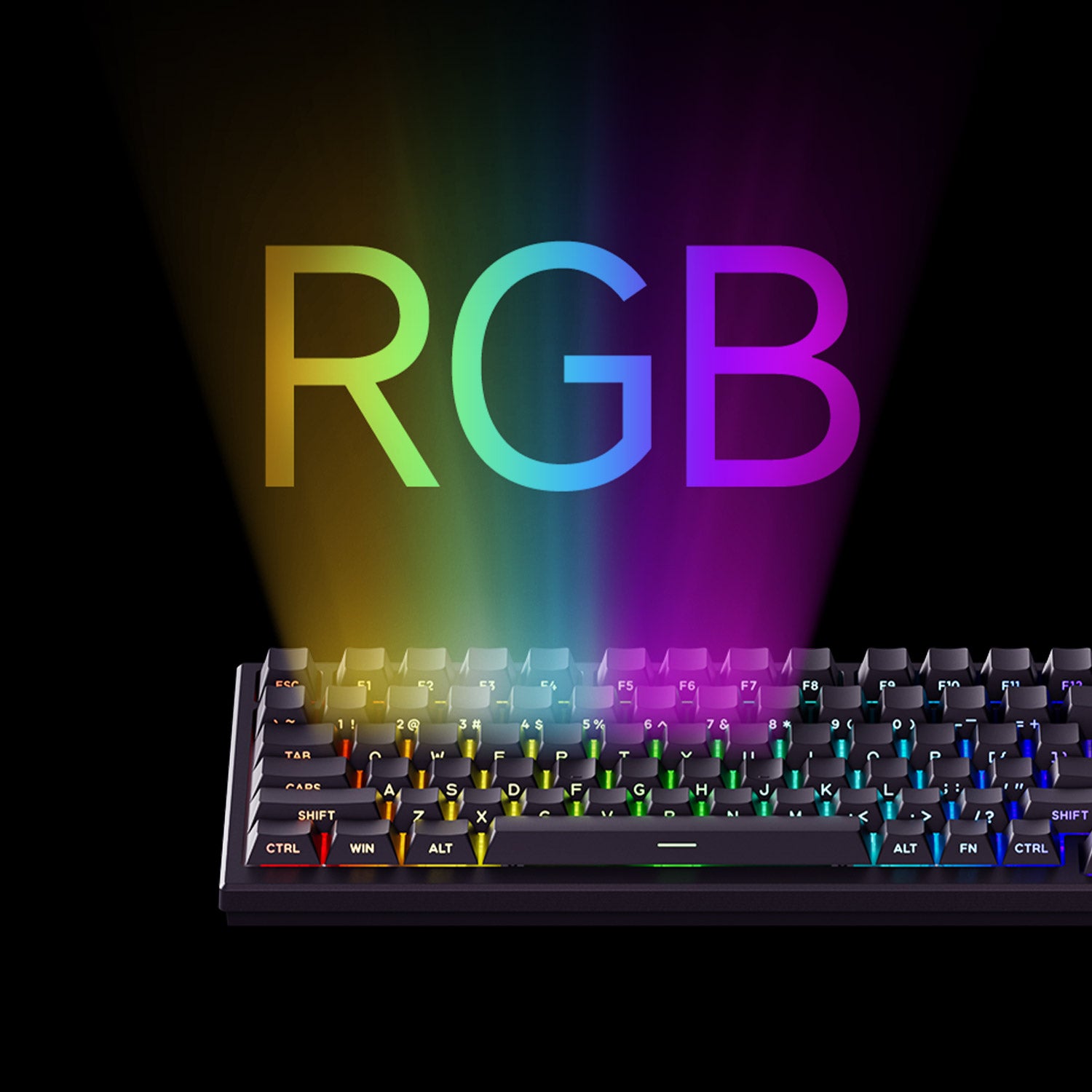 Akko TAC75 HE Black Shine Through Magnetic Keyboards RGB