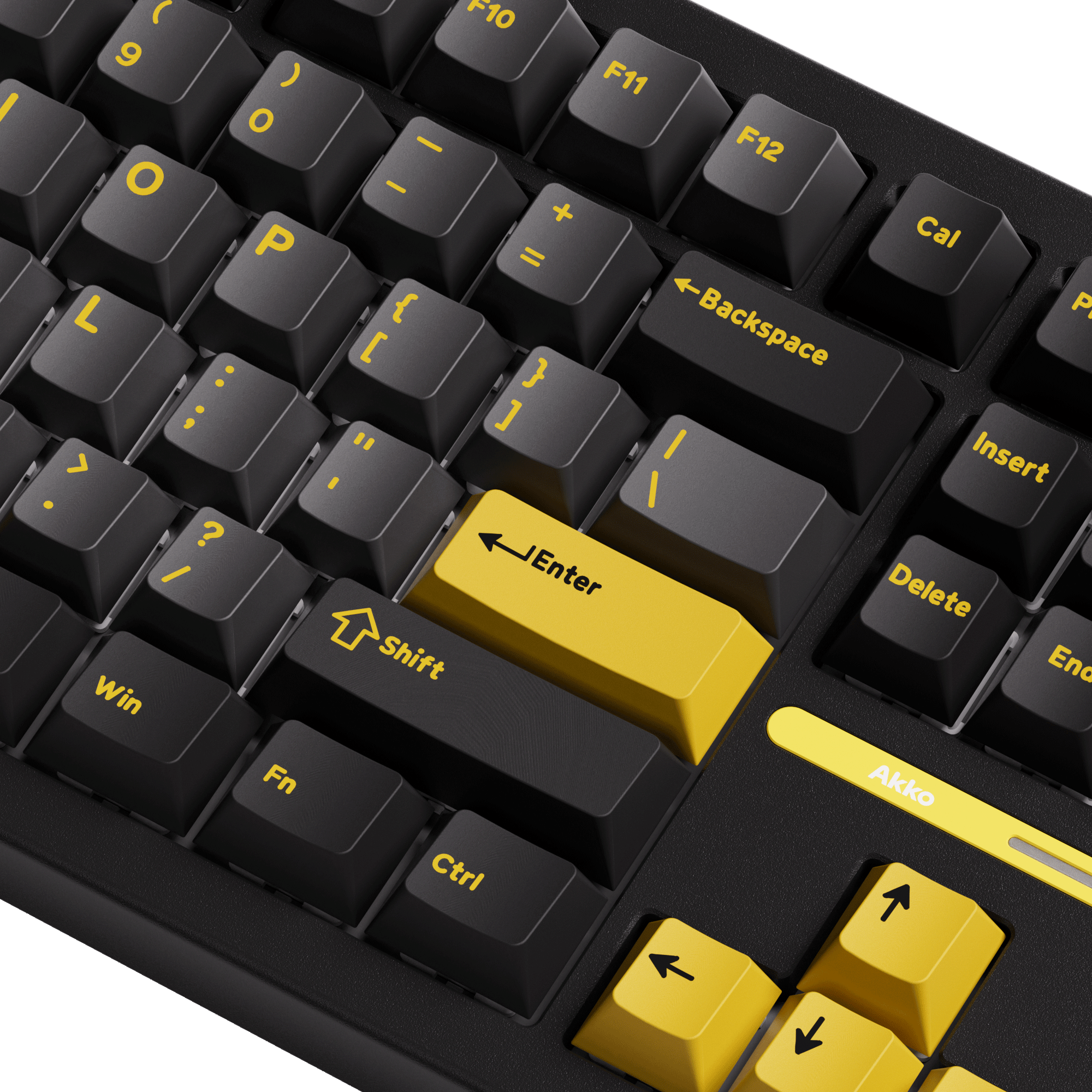 Akko TAC87 Black Gold Mechanical Keyboard Details