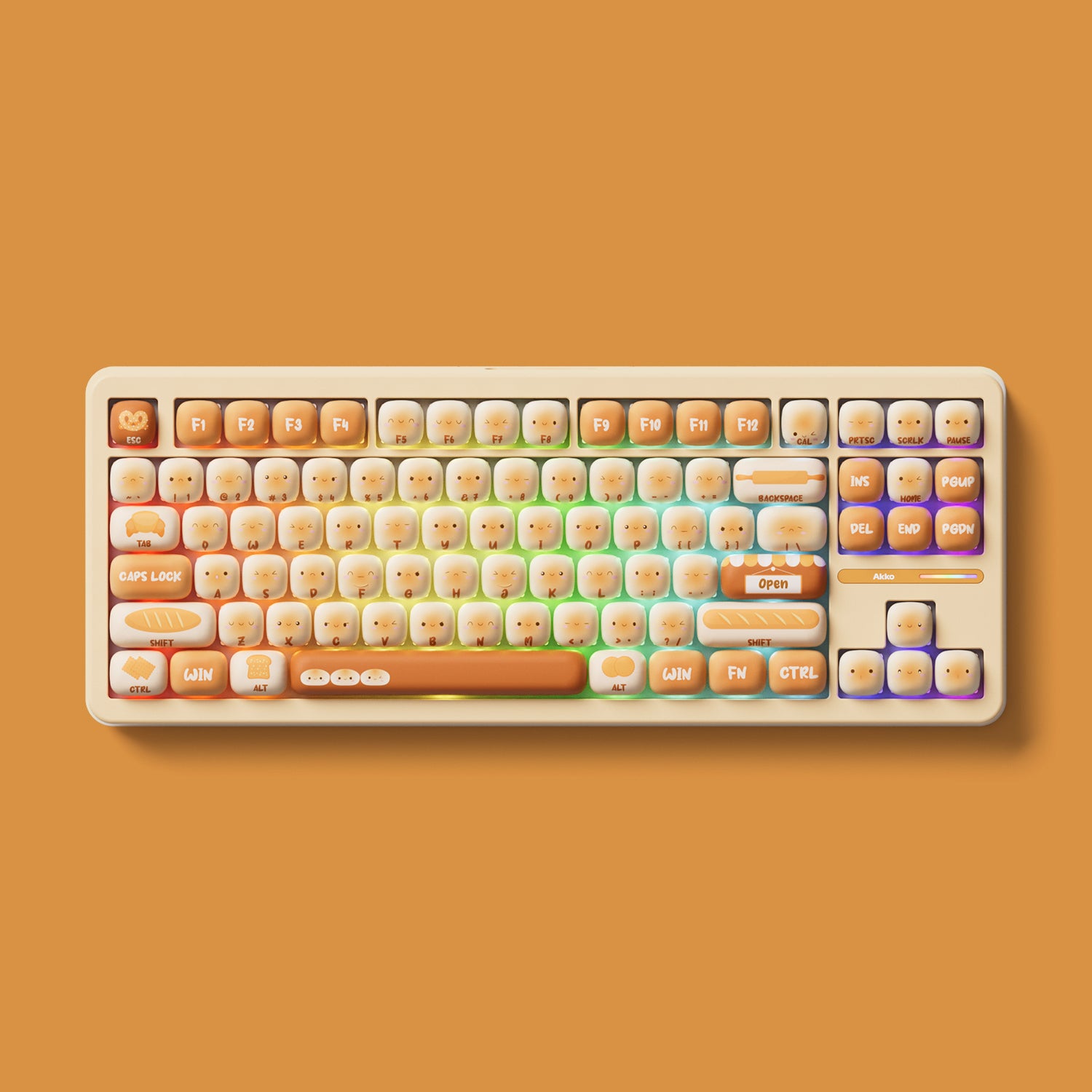 Akko TAC87 Bun Wonderland Mechanical Keyboard TKL Layout