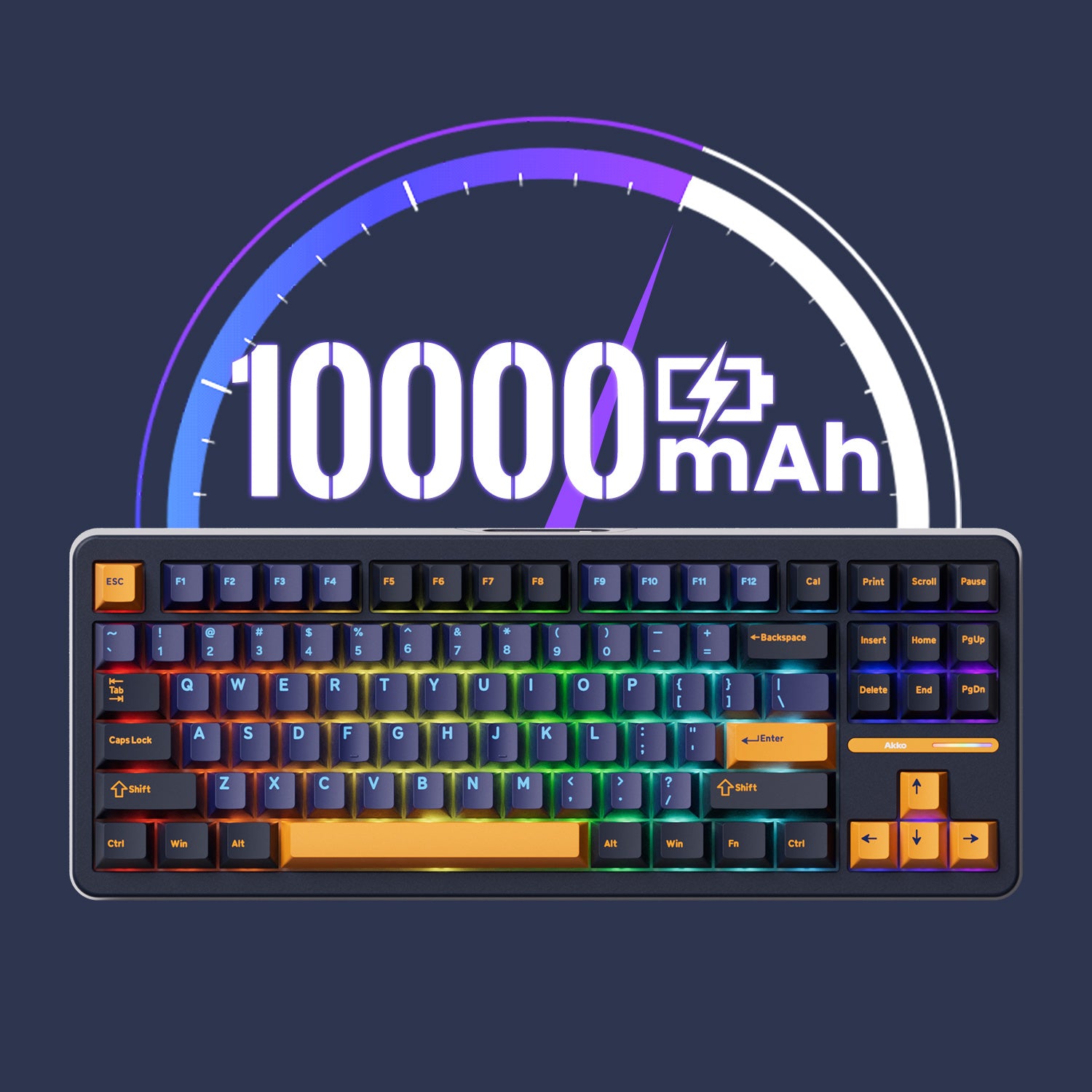 Akko TAC87 Horizon Mechanical Keyboard 10000mAh
