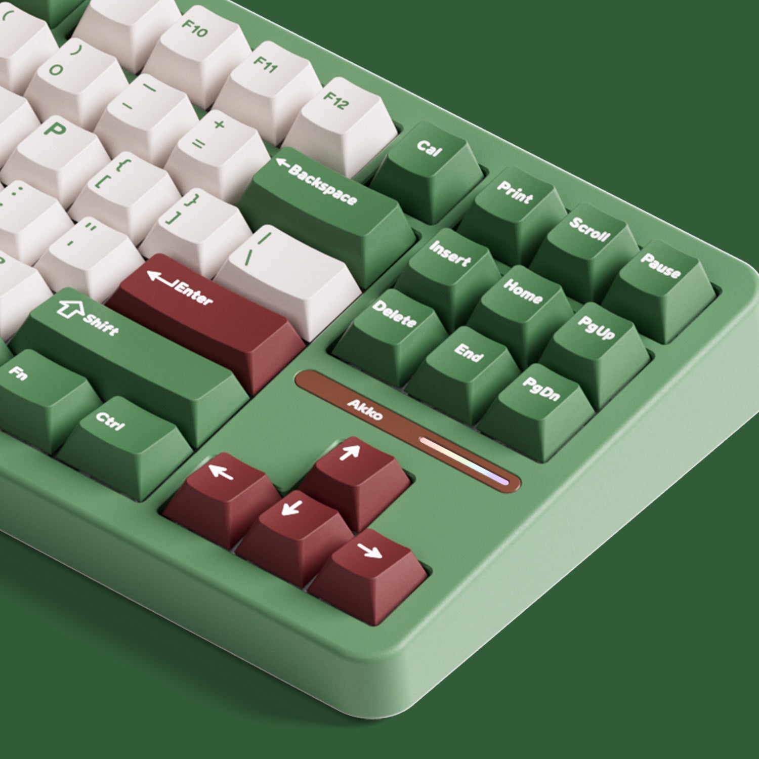Akko TAC87 Matcha Red Bean Mechanical Keyboard Details