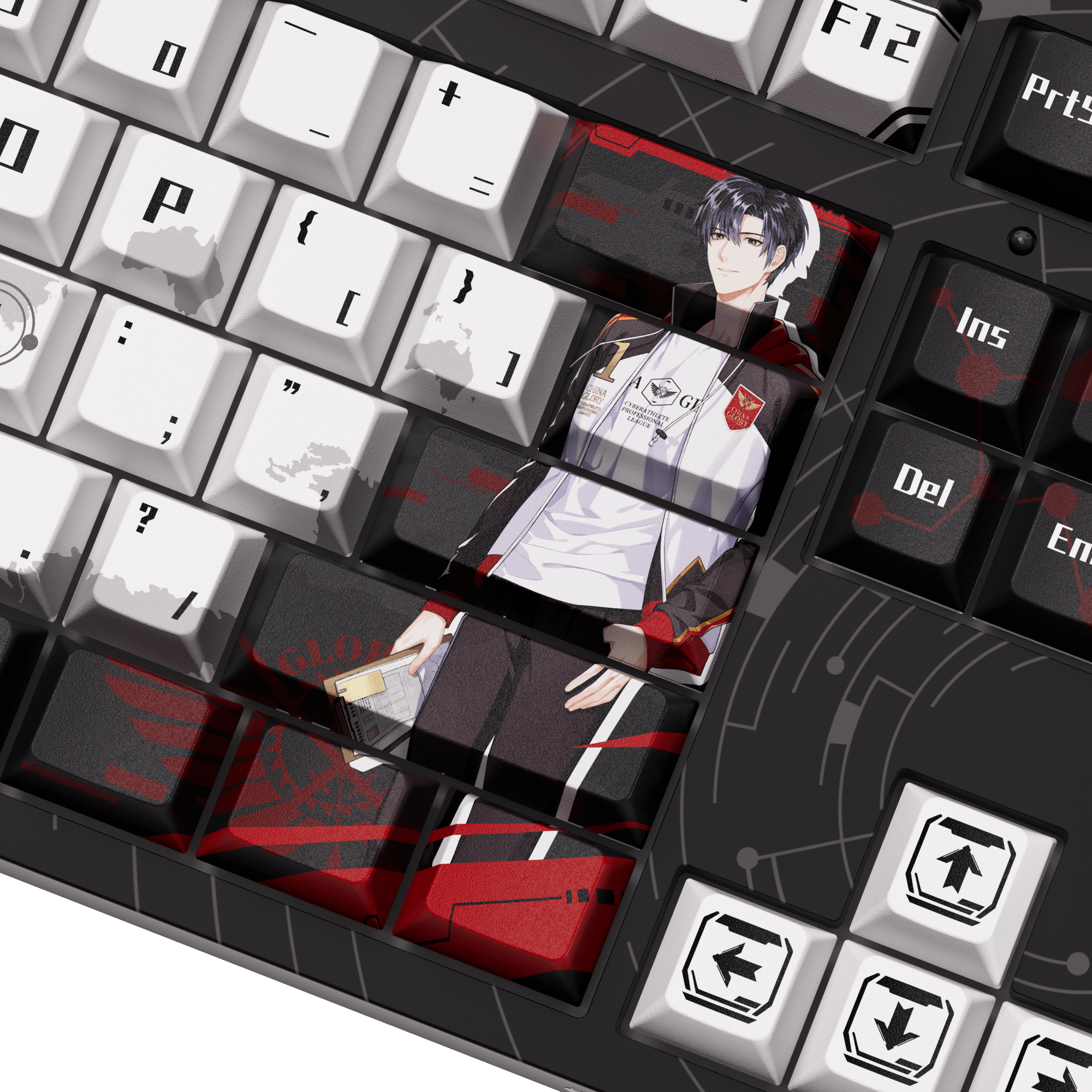 Akko The King’s Avatar 3087 V1 Wired Keyboards—Ye Xiu PBT Keycaps