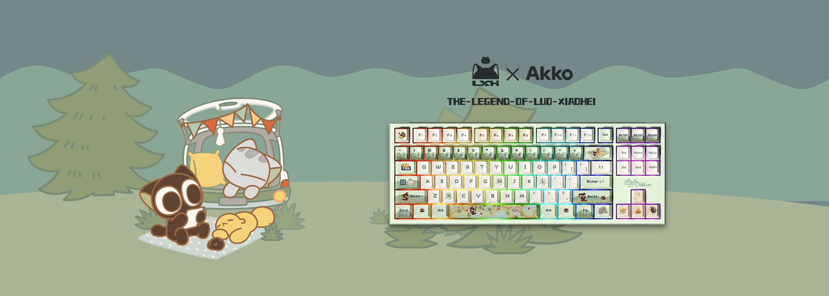 Akko The Legend of Hei 5087 V5 Keyboard