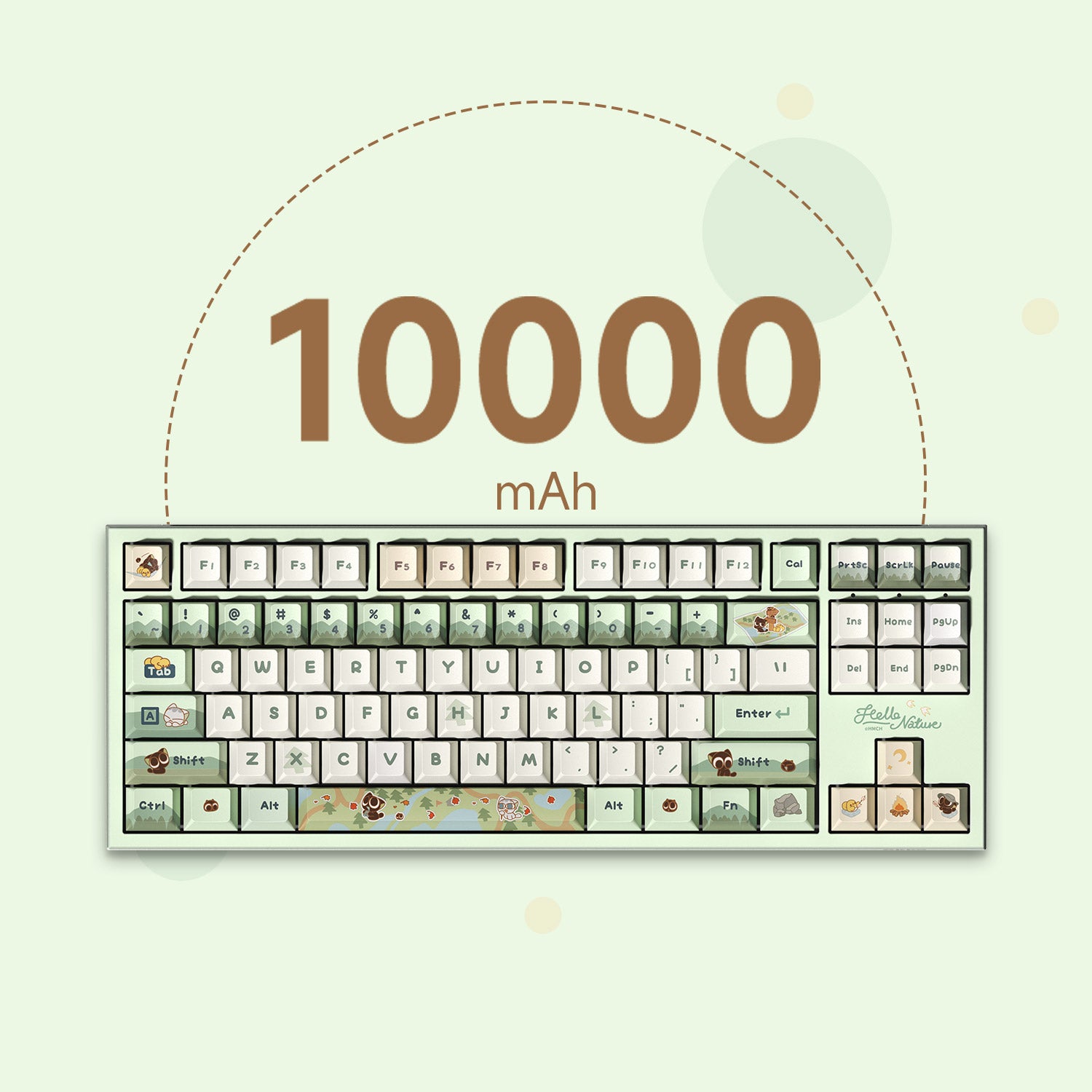 Akko The Legend of Hei 5087 V5 Keyboard 10000mAh Battery
