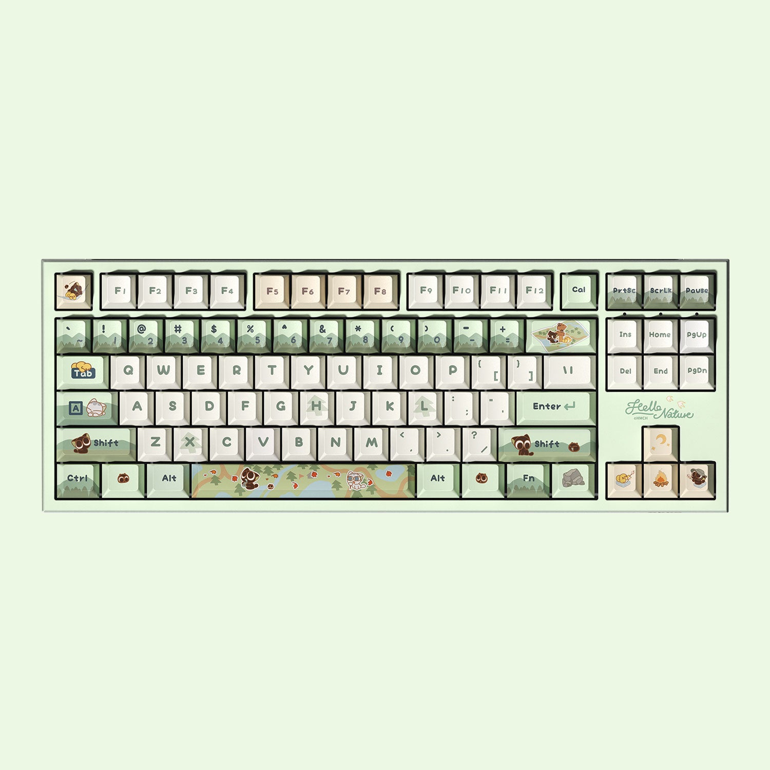 Akko The Legend of Hei 5087 V5 Keyboard Front Details
