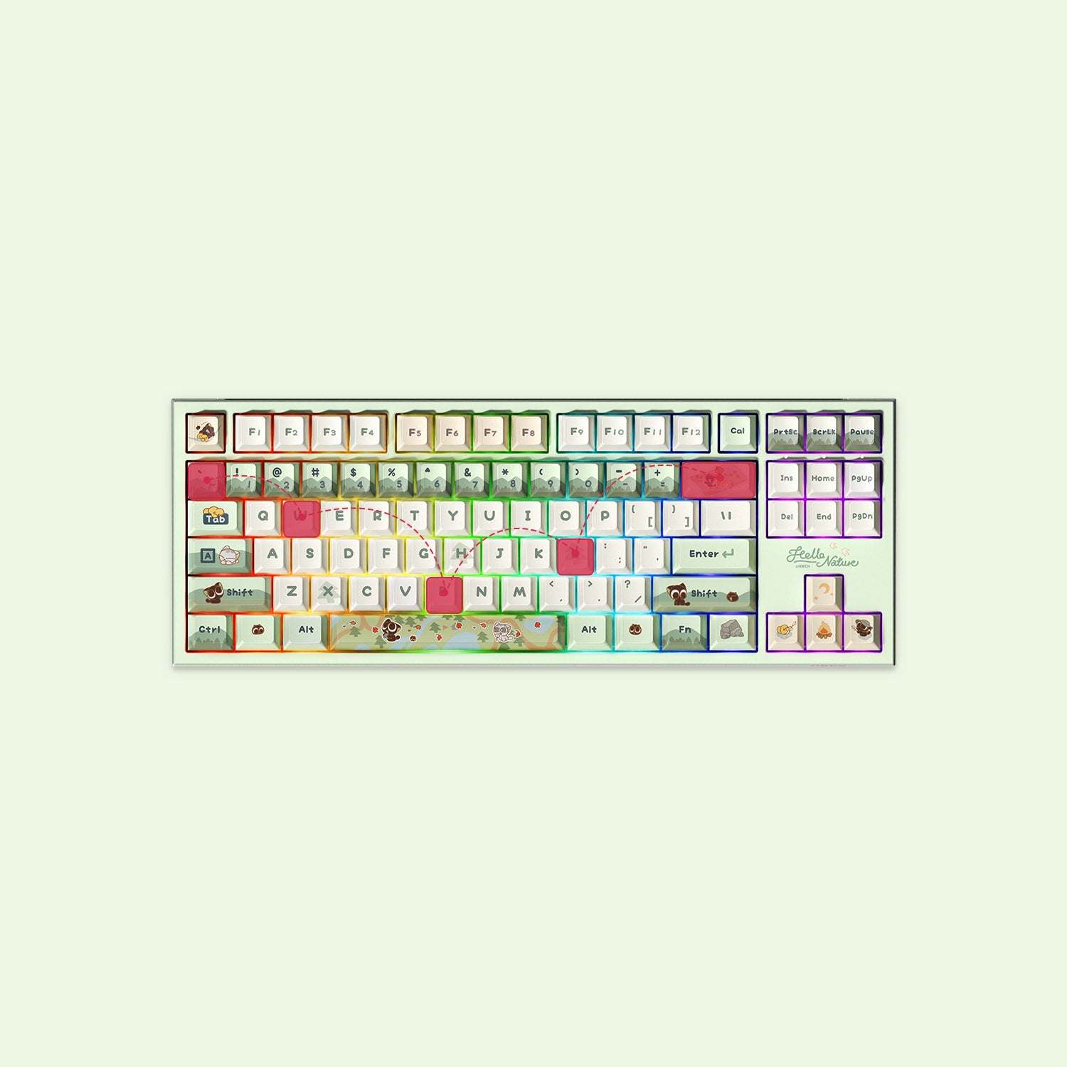 Akko The Legend of Hei 5087 V5 Keyboard N Key Rollover