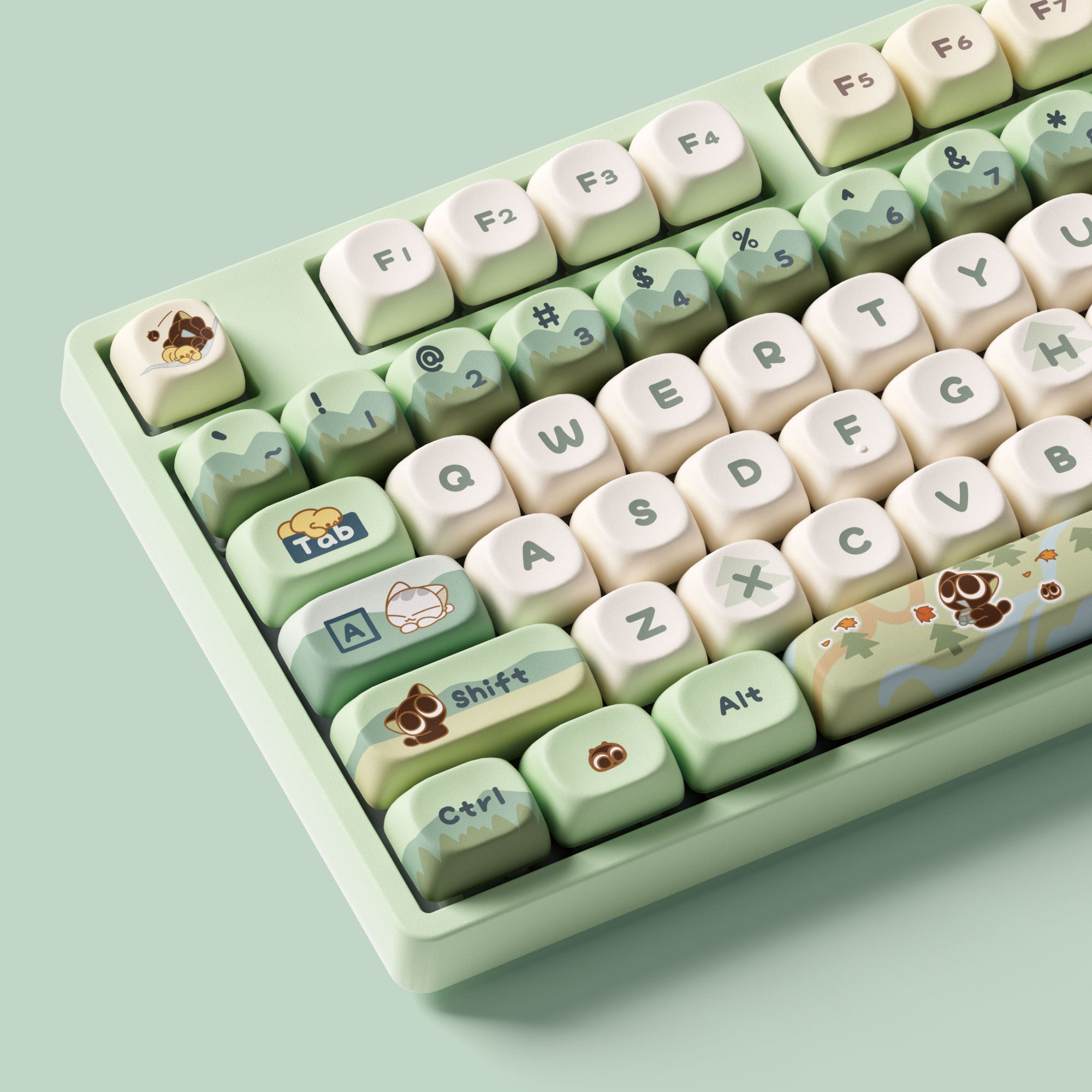 Akko The Legend of Hei 5108B Plus Mechanical Keyboard Left Details