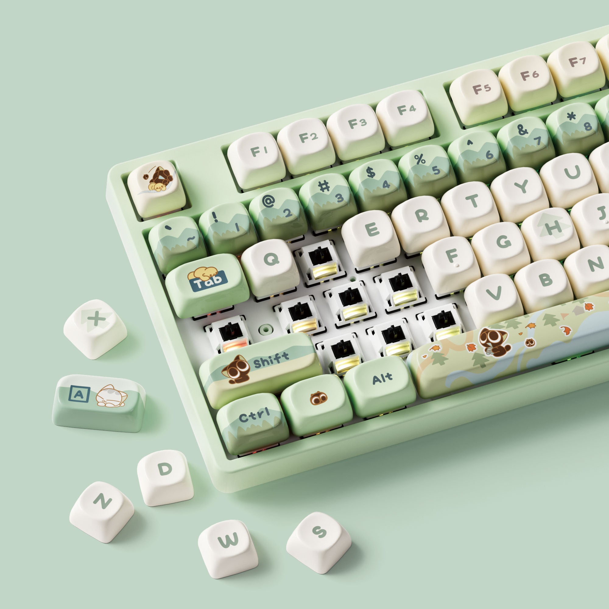 Akko The Legend of Hei 5108B Plus Mechanical Keyboard Details