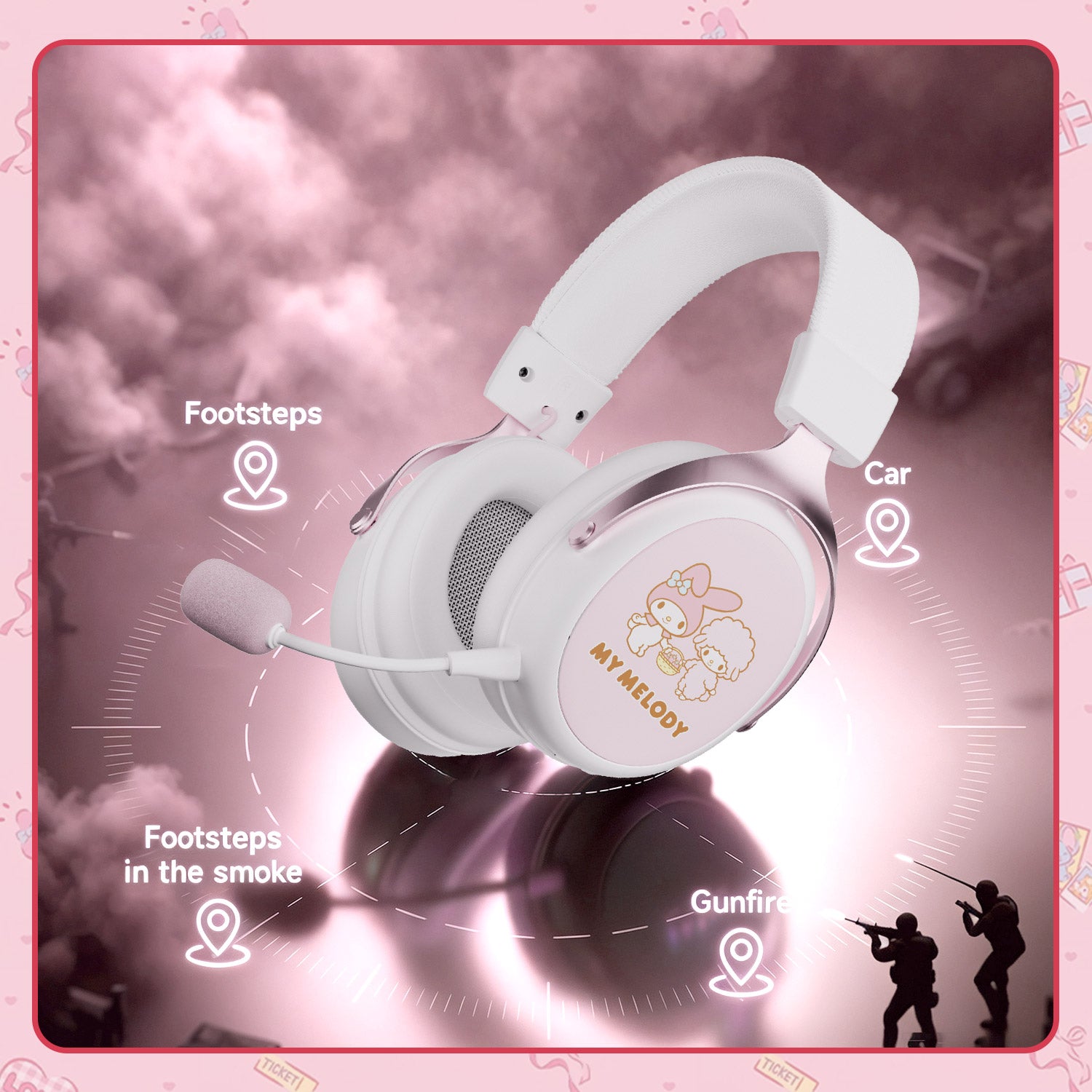 Akko Verge S9 My Melody Gaming Headset | AKKO EU