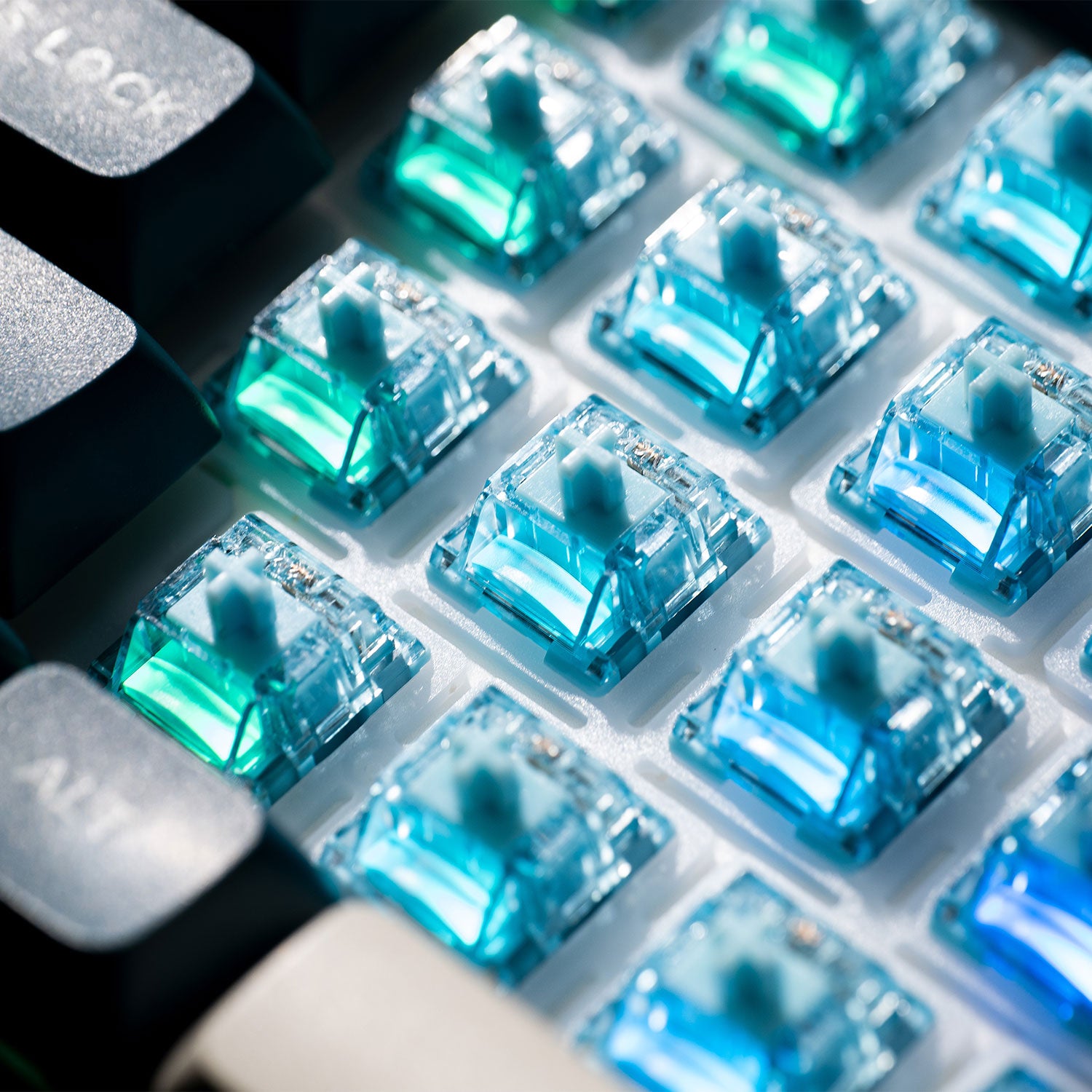 Akko V5 Creamy Blue Pro Switch LED Lighting Effect