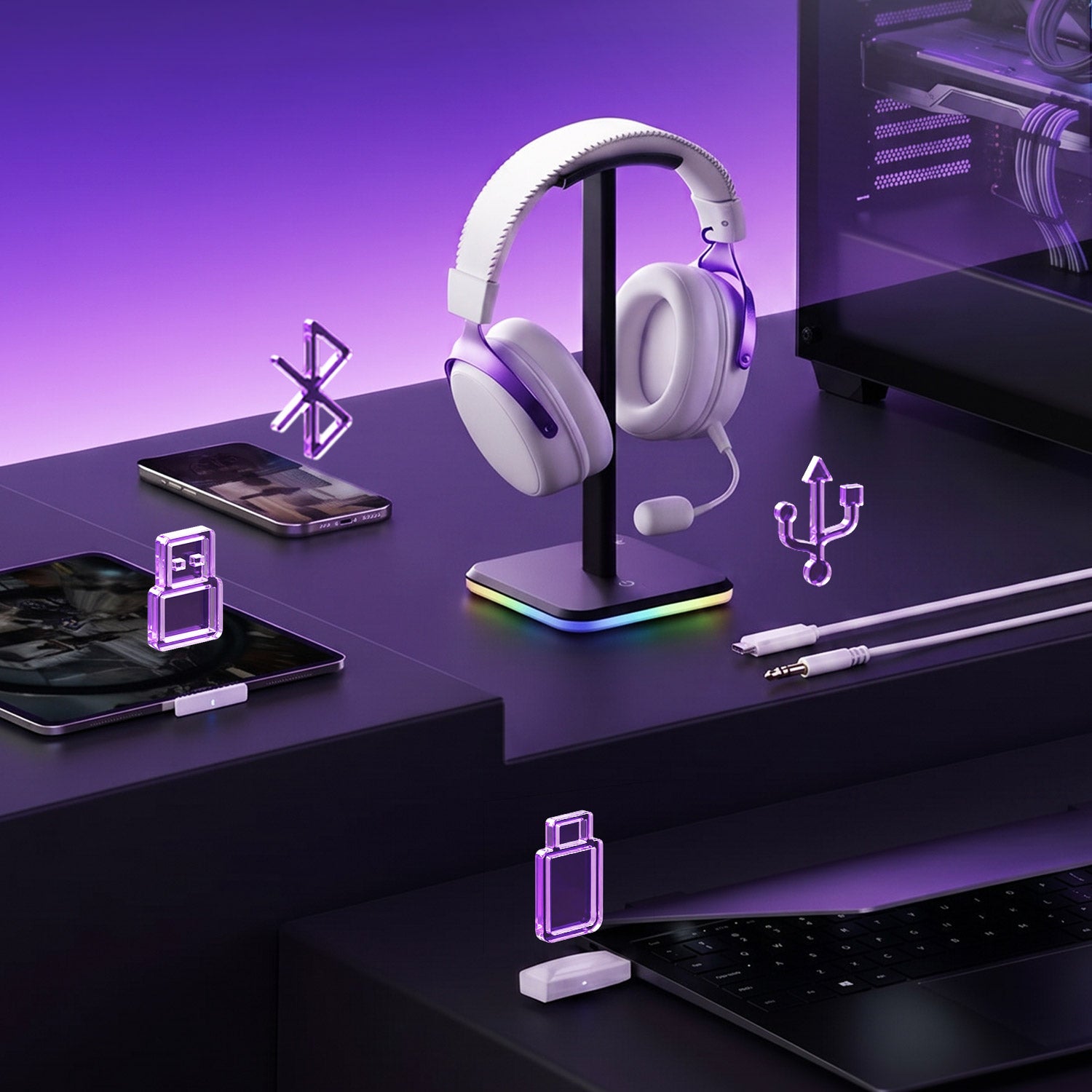 Akko Verge S9 Master Gaming Headset Luxury Multi Connetction