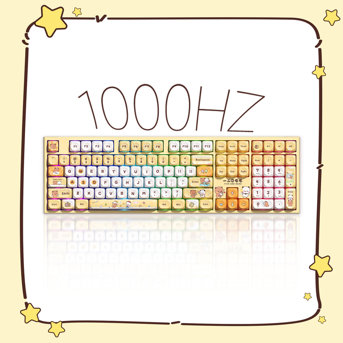 Akko Dudu and Bubu 5108 V5 Mechanical Keyboard 1000Hz Polling Rate