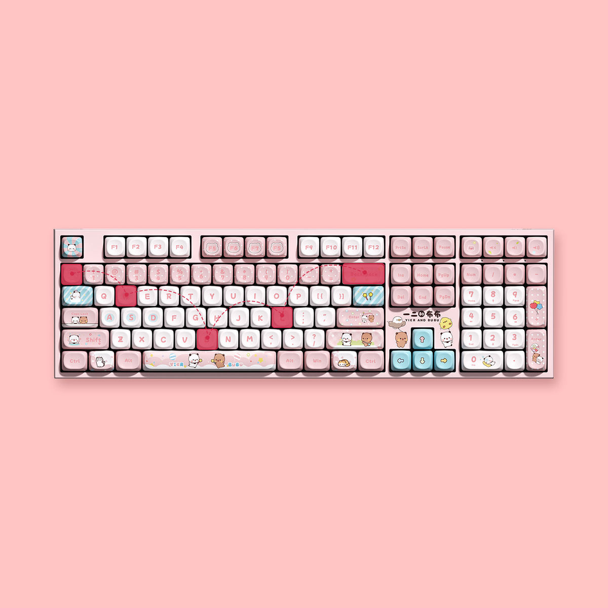 Akko Dudu and Bubu 5108 V5 Mechanical Keyboard N-Key Rollover