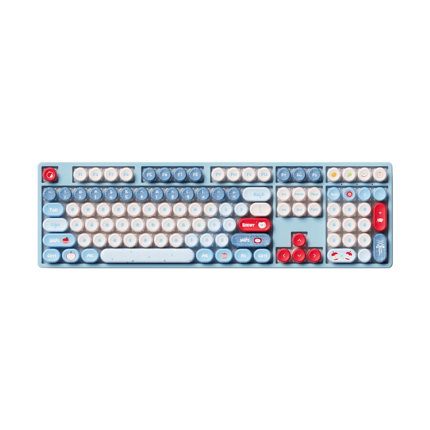 Apple Wave BottleCap Keycaps Set (131-key)