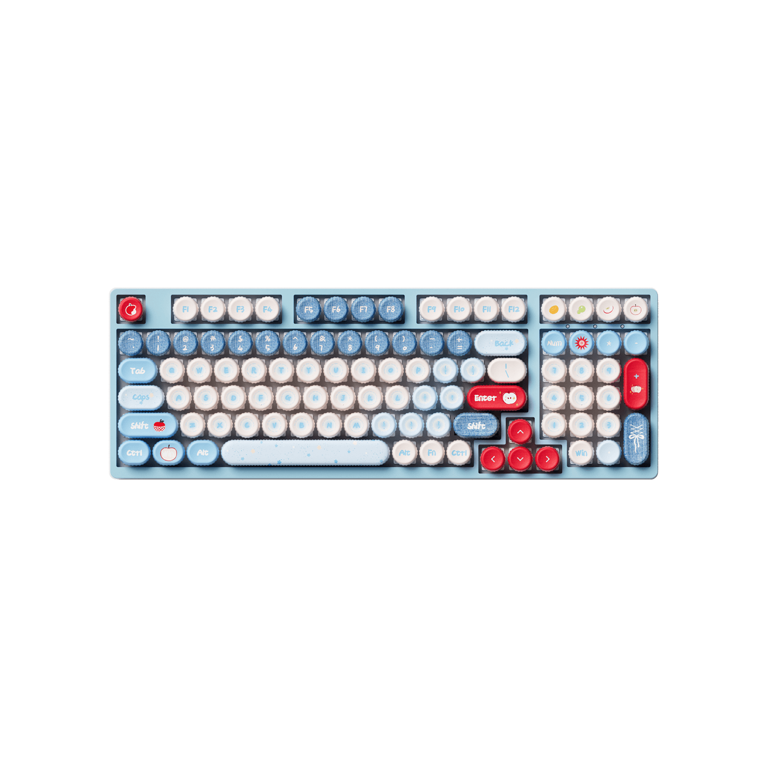 Apple Wave BottleCap Keycaps Set (131-key)
