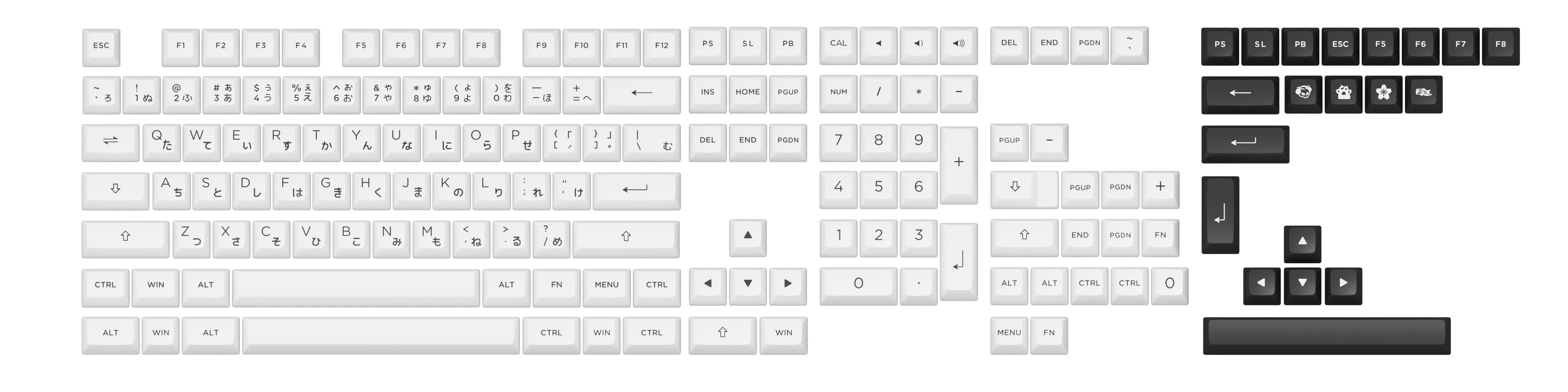 Akko BOW Tastenkappen-Set (158 Tasten)