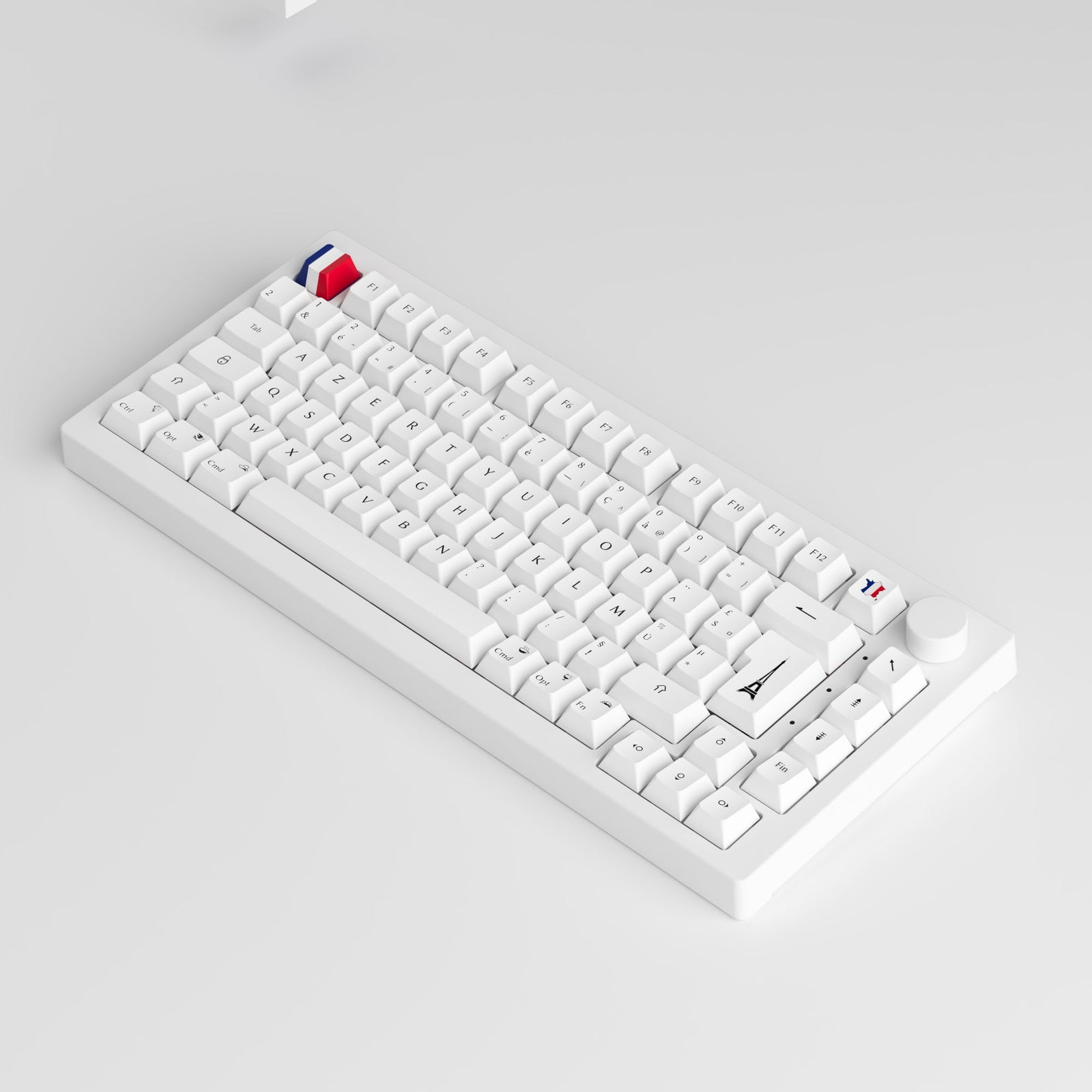 Black on White 5075B Plus ISO FR Keyboard