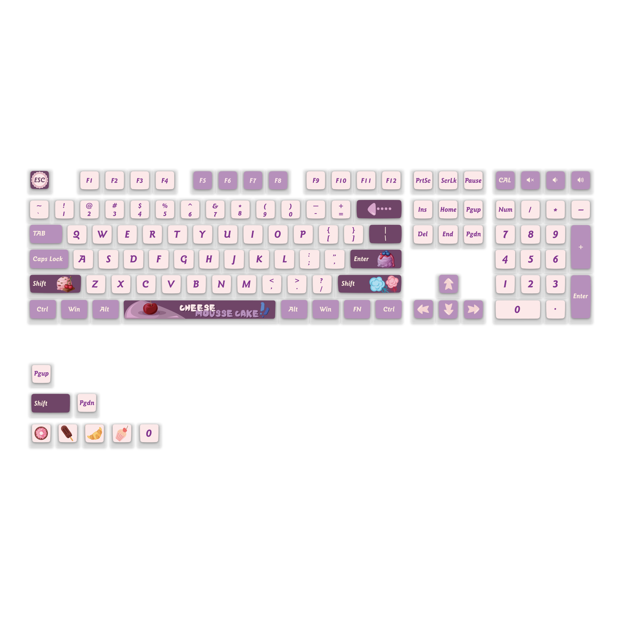 Blueberry Grape Jam Keycap Set (116-key)