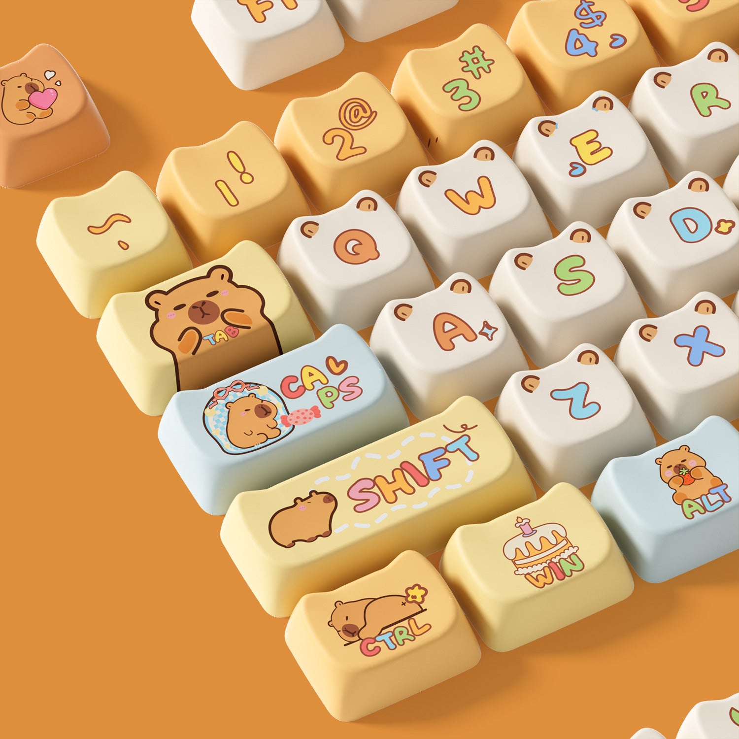 Capybara Keycap Set (142-key)