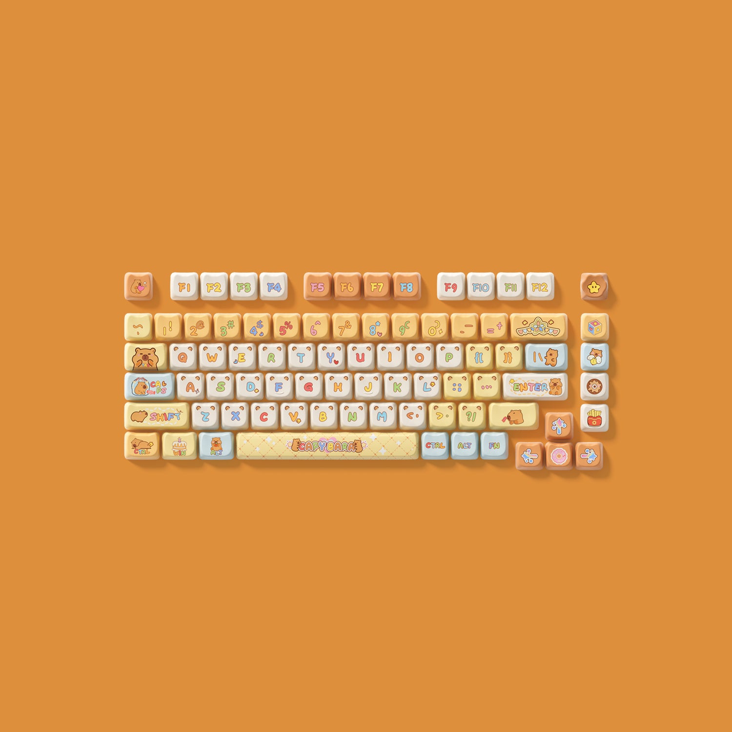 Capybara Keycap Set (142-key)