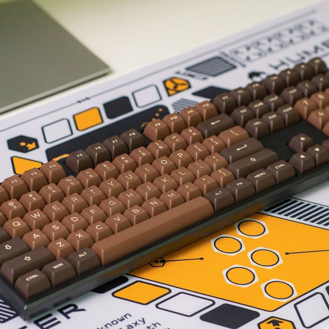 Jeu de touches chocolat (178 touches)