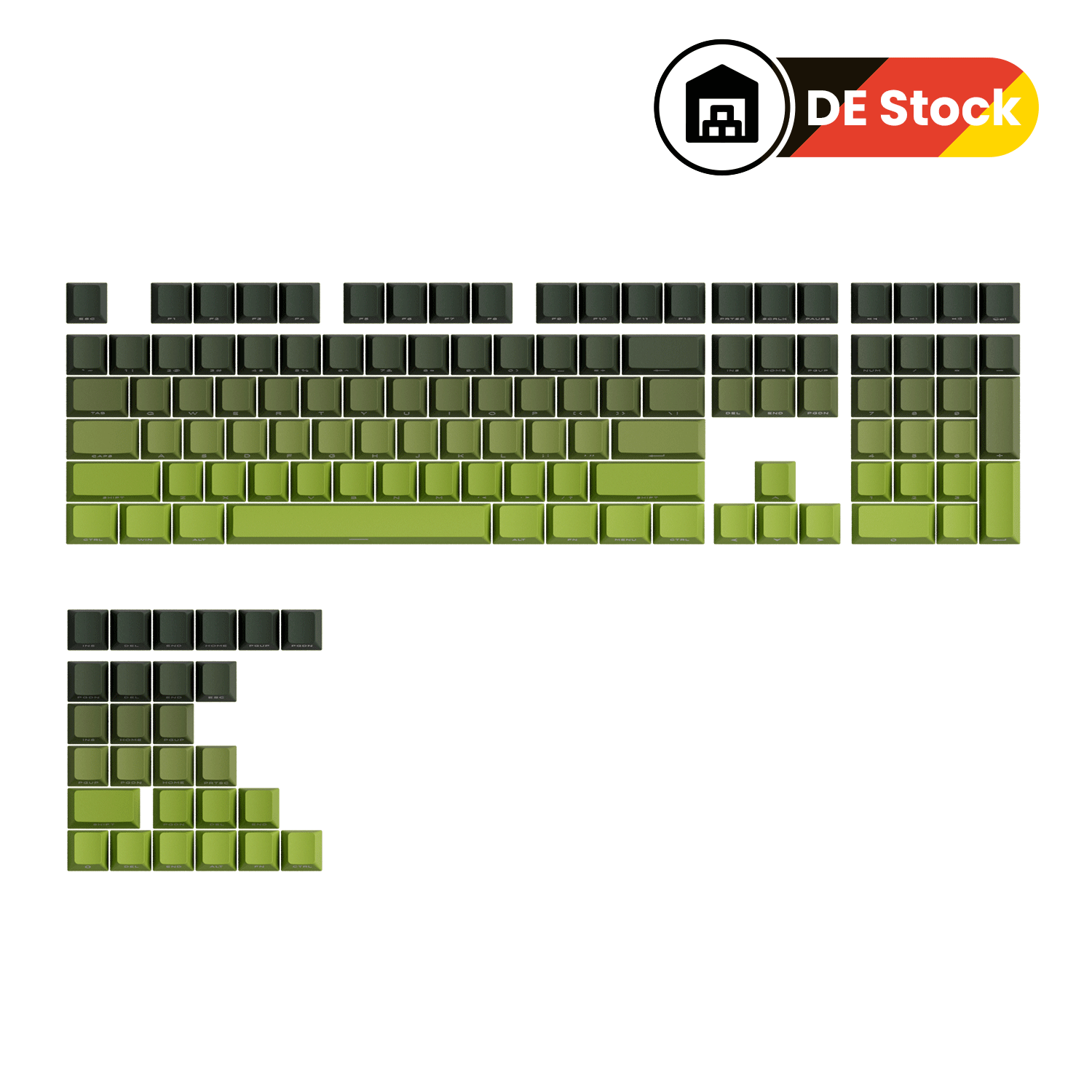 Forest Gradient Keycap Set (135-Key)