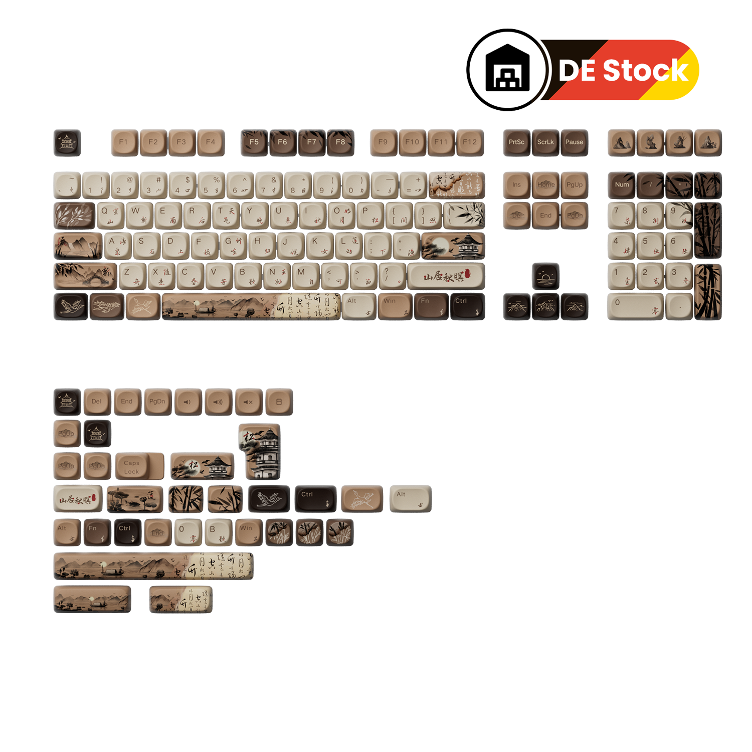 Mountain - keycap à quartz B rétroéclairé