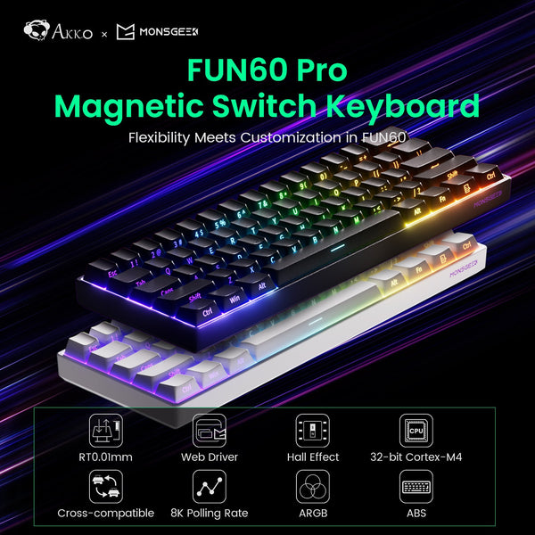 FUN60 Pro HE Magnetic Keyboard