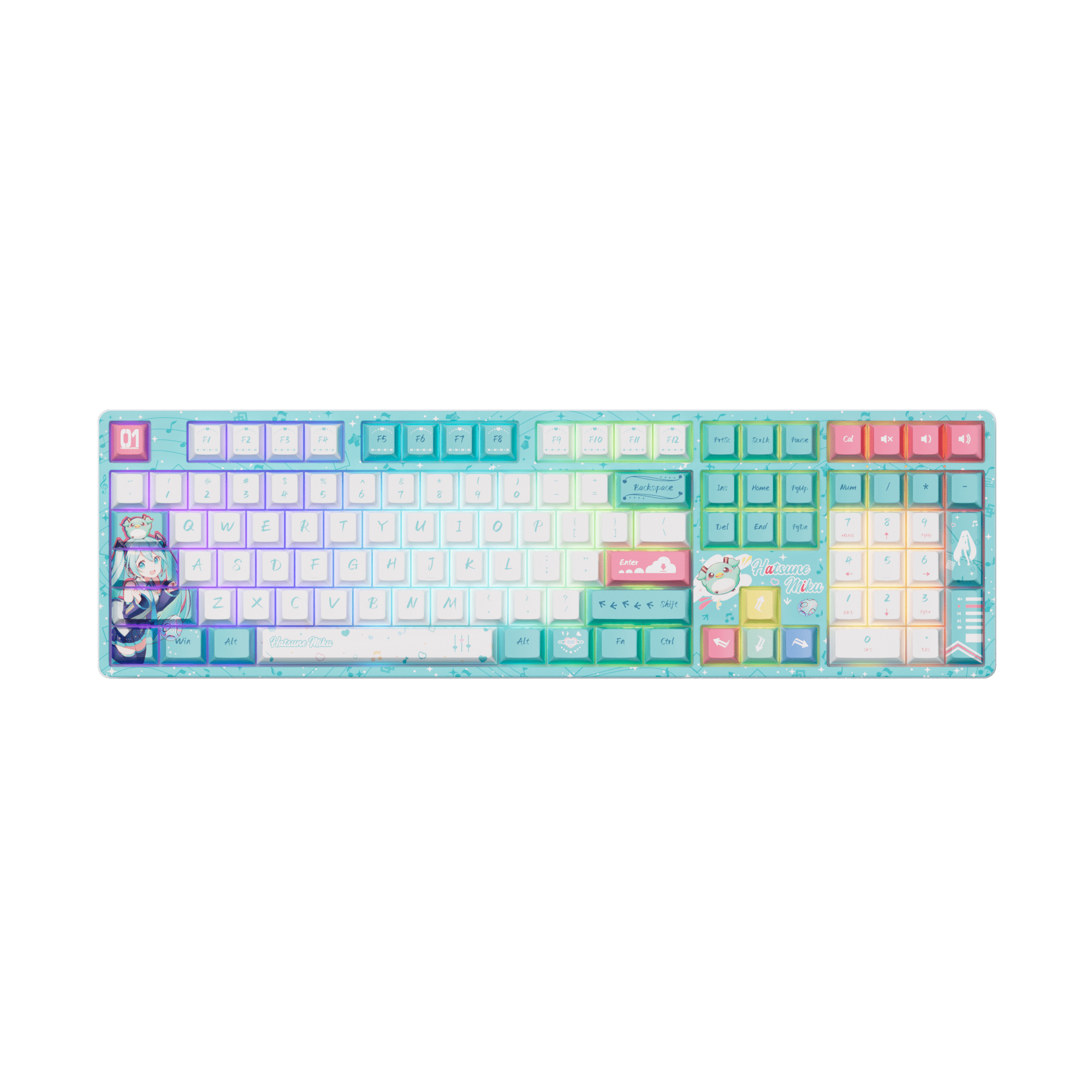 Hatsune Miku 5108B Plus Full Size Mechanical Keyboard