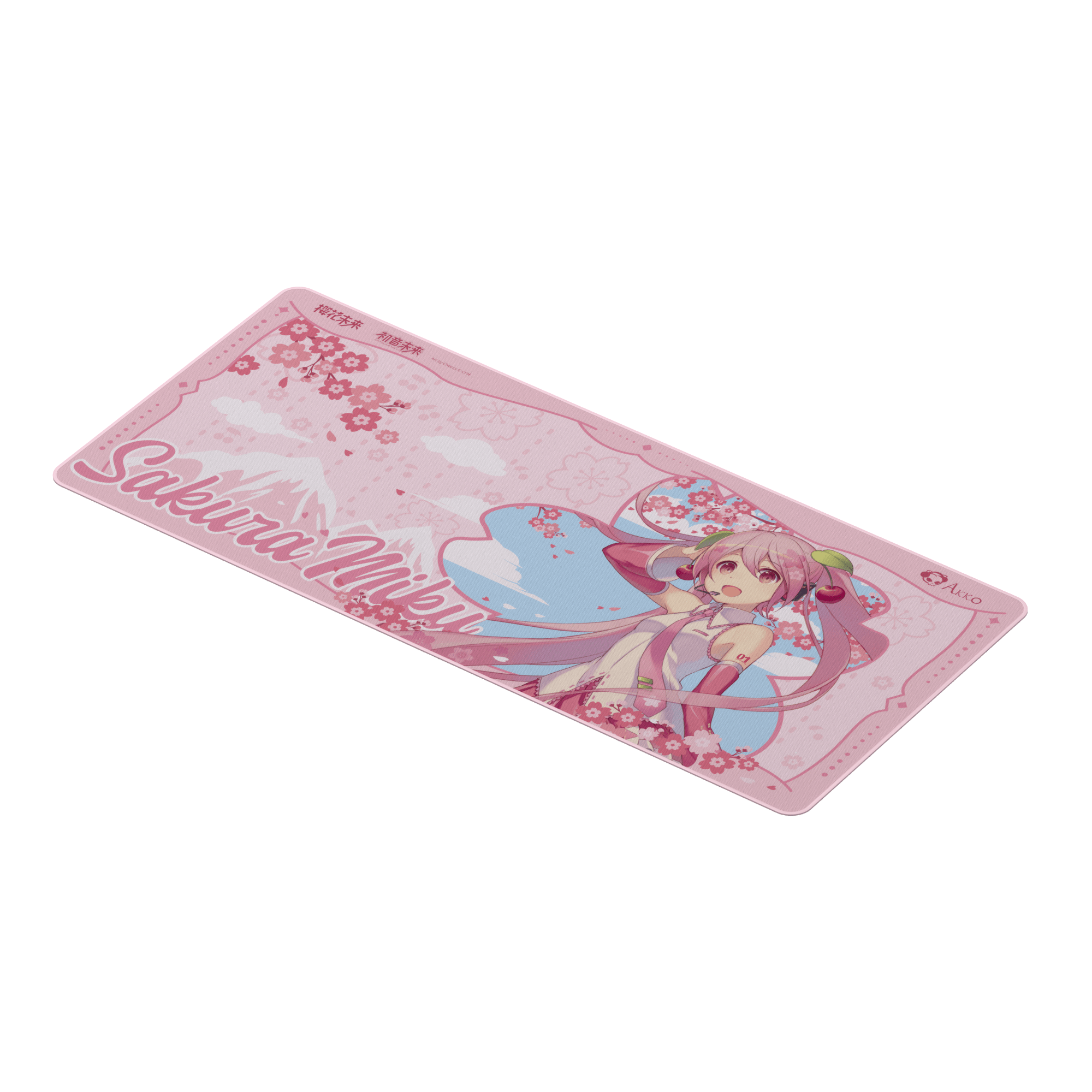 sakura miku pink mouse pad side