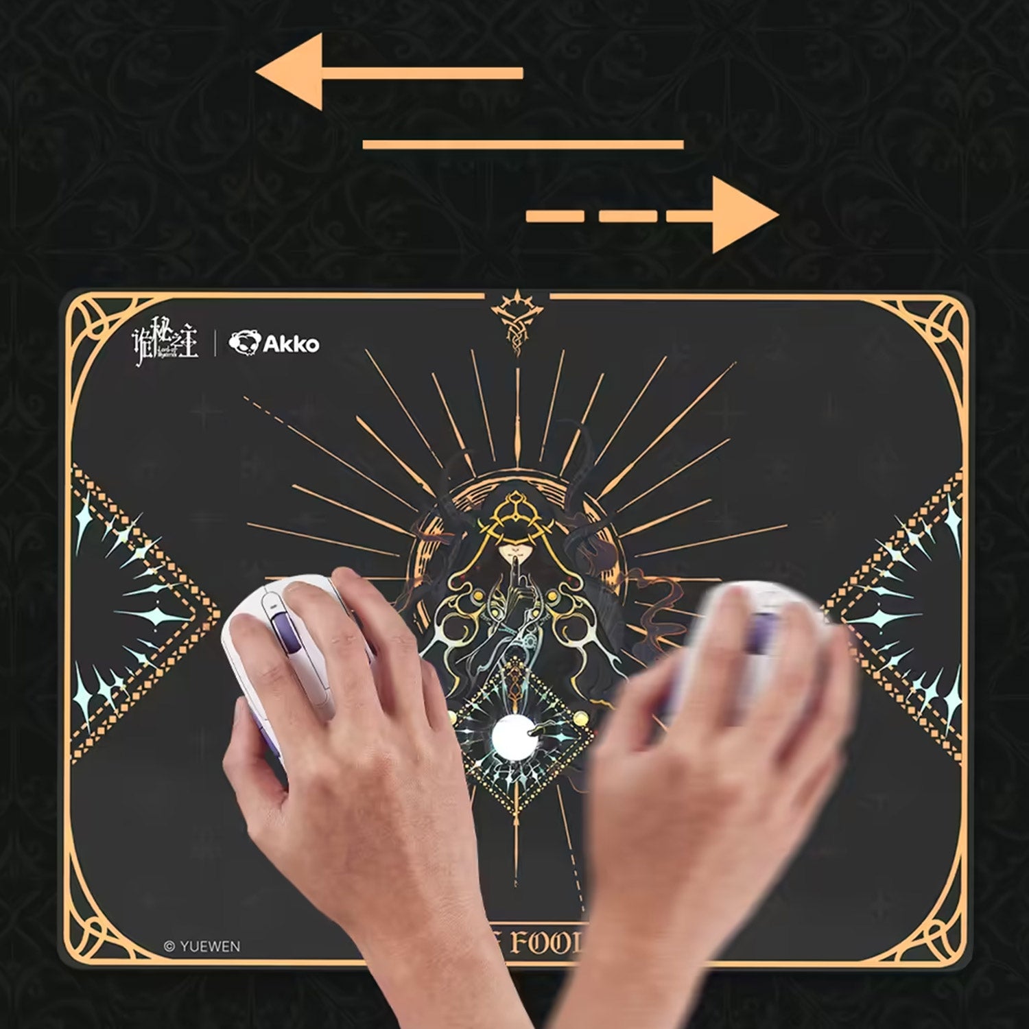 Akko Lord of the Mysteries Glass Gaming Mousepad Precision Gaming