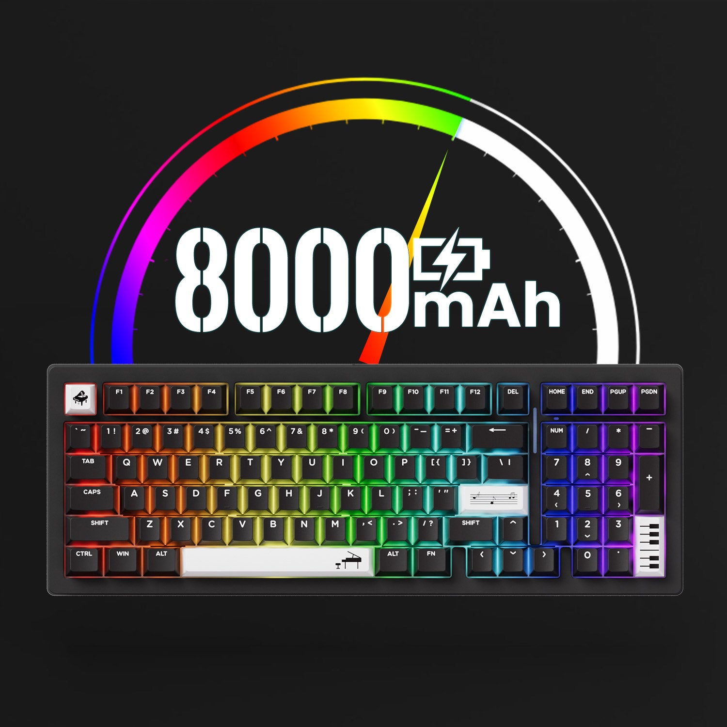 MonsGeek M1 V5 Custom Mechanical Keyboard 8000mAh Battery