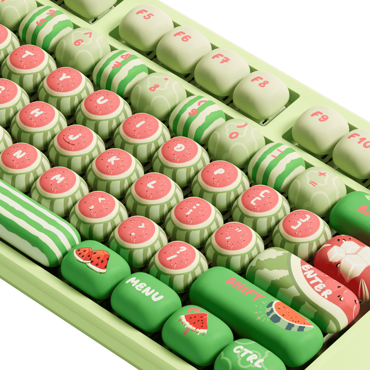 Watermelon Typing MonsGeek MG108B Watermelon Full Size Mechanical Keyboard | AKKO EU